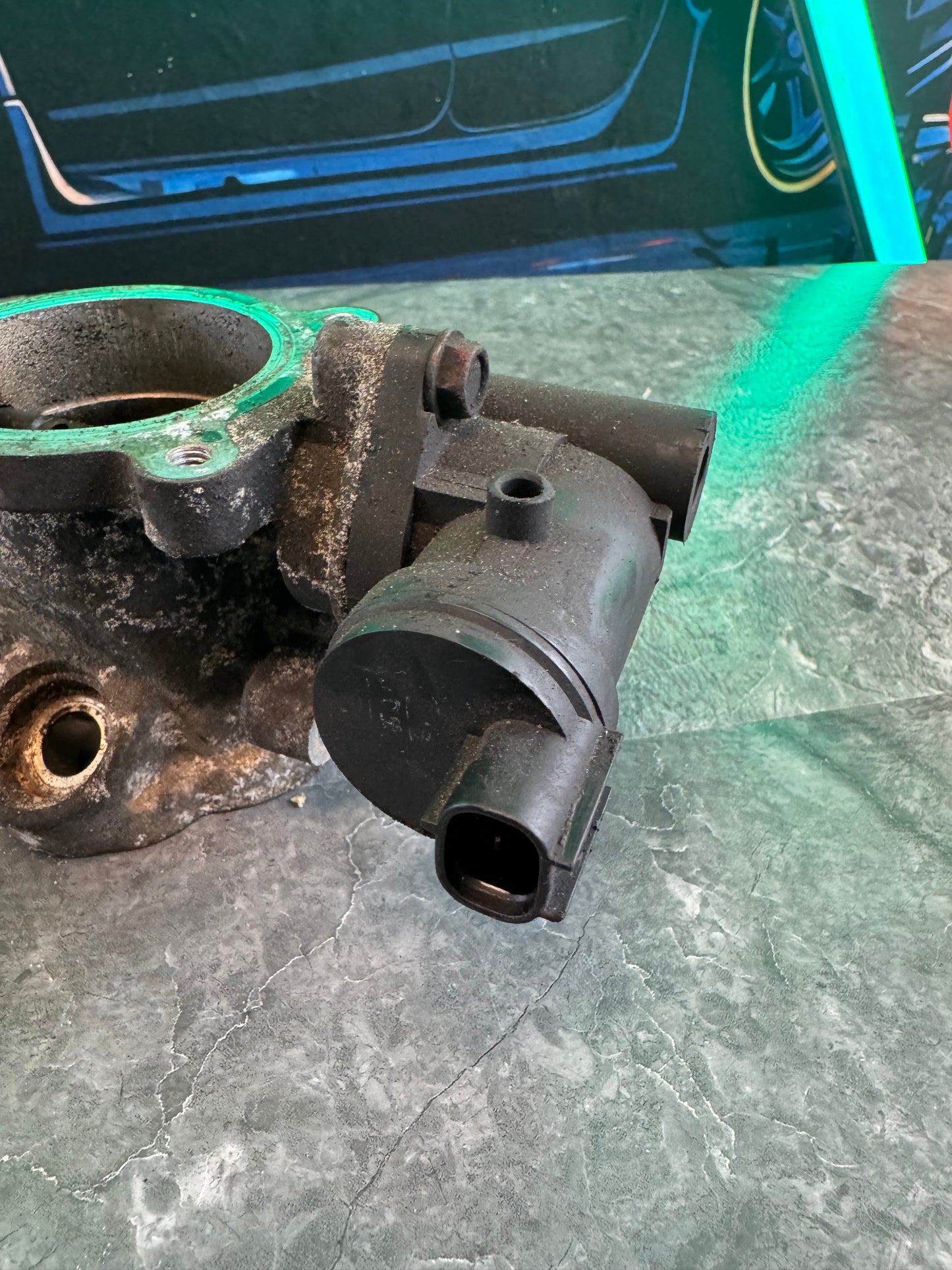 2004-2006 Subaru Impreza WRX STi OEM Engine Intake Manifold TGV Assembly Tumble Generator Valve Side Feed