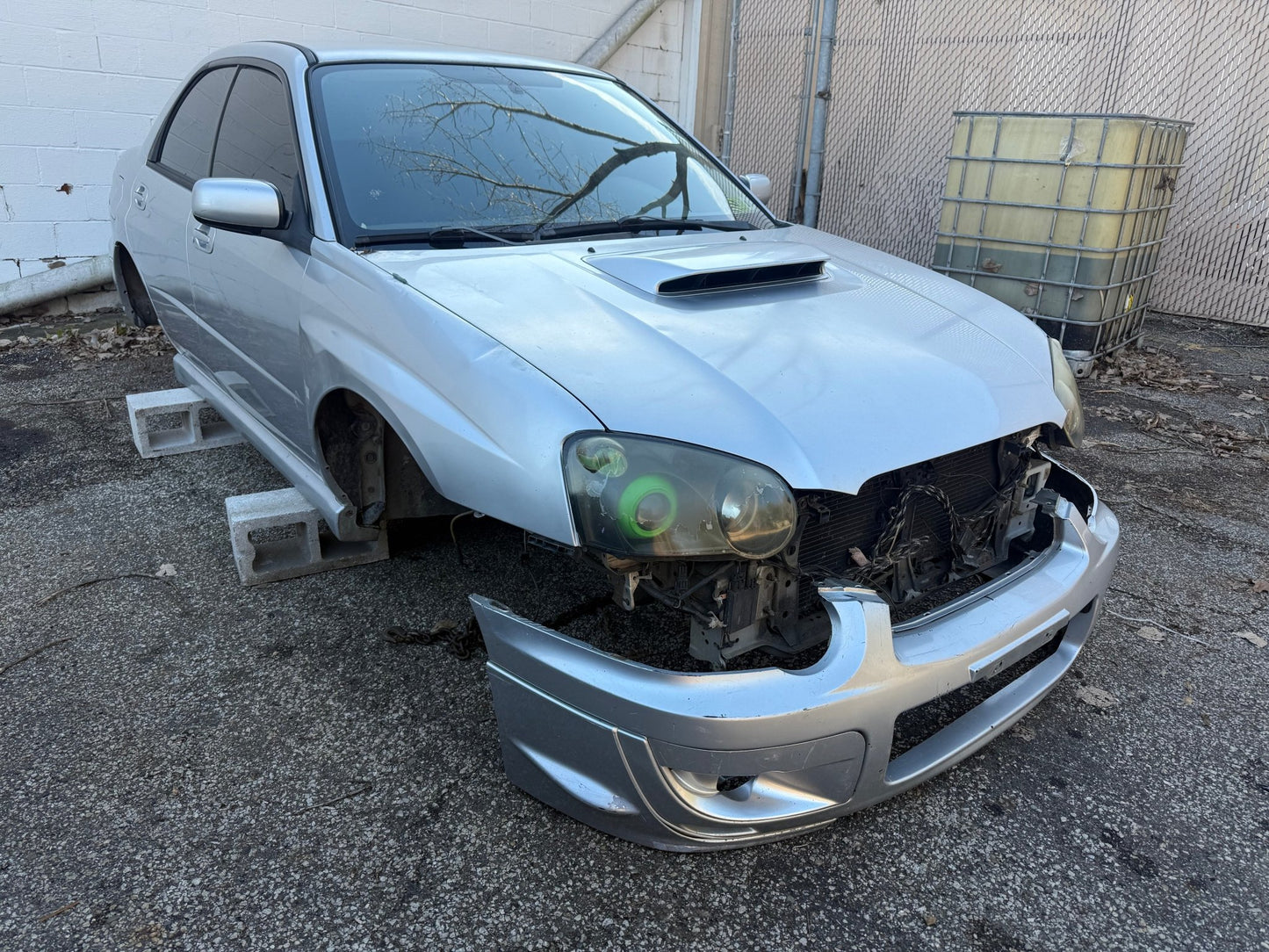 2005 Subaru wrx Sedan PSM platinum silver metallic chassis car shell project
