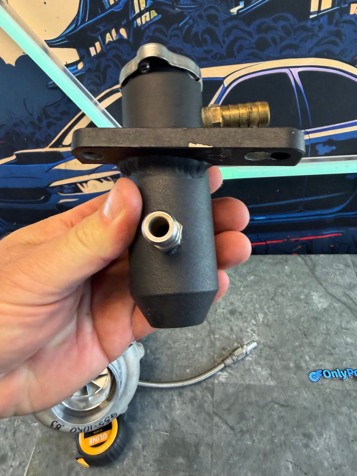 Killer b coolant expansion tank Subaru STi & wrx turbo reservoir upper v2 ( good for rotated turbo )