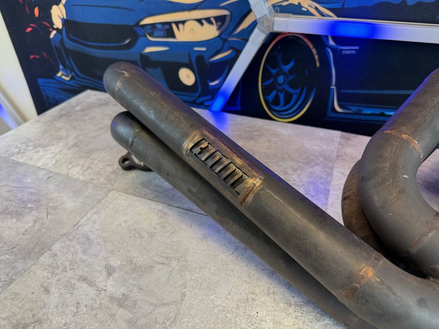 BNM “ madusa “ 4-1 ELH header & rotated turbo kit w/ downpipe & screamer tube Subaru STi & wrx