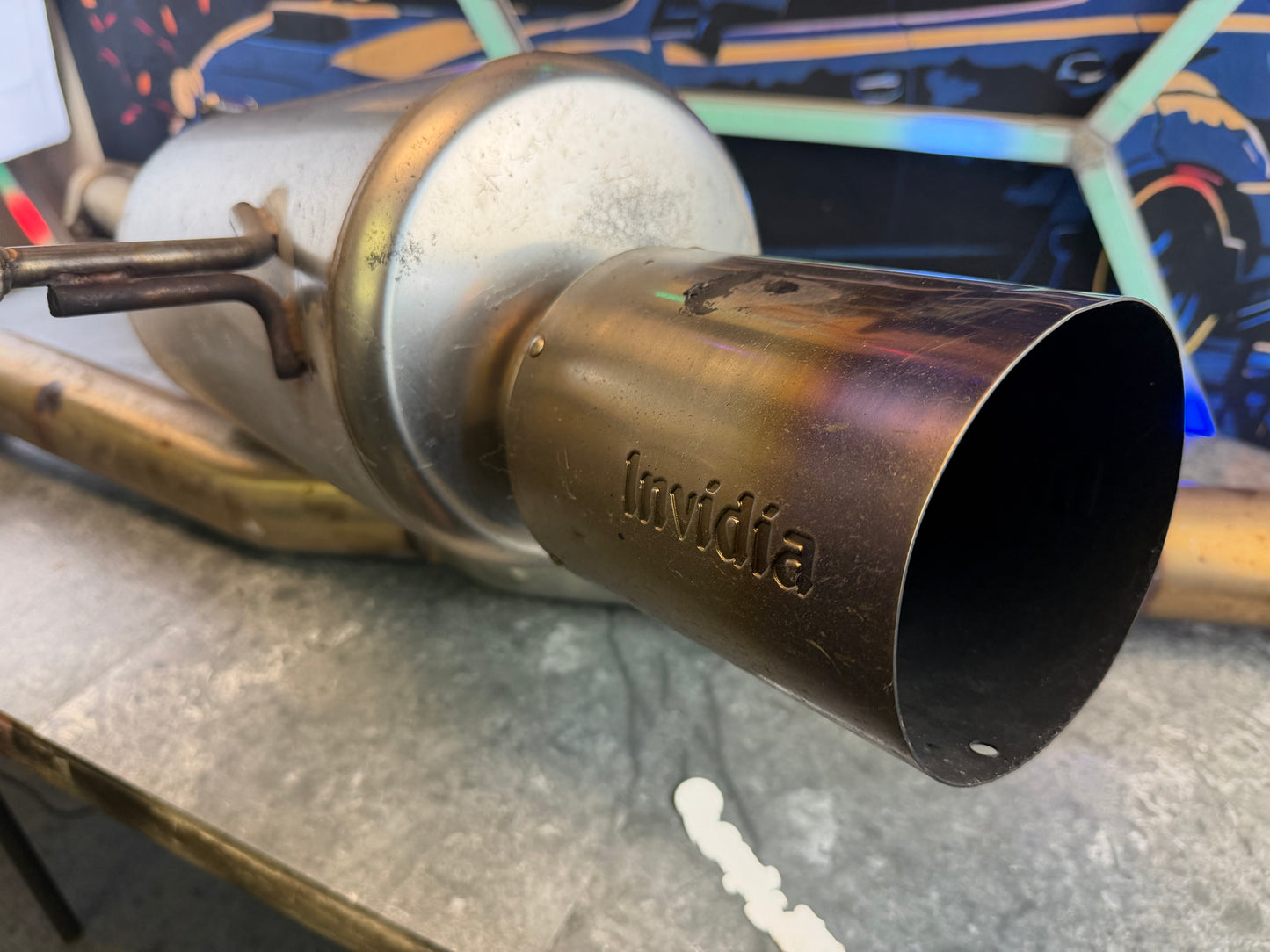 Invidia 3” cat back exhaust system 2002 - 2007 Subaru wrx & 04 -07 sti g200 titanium tip