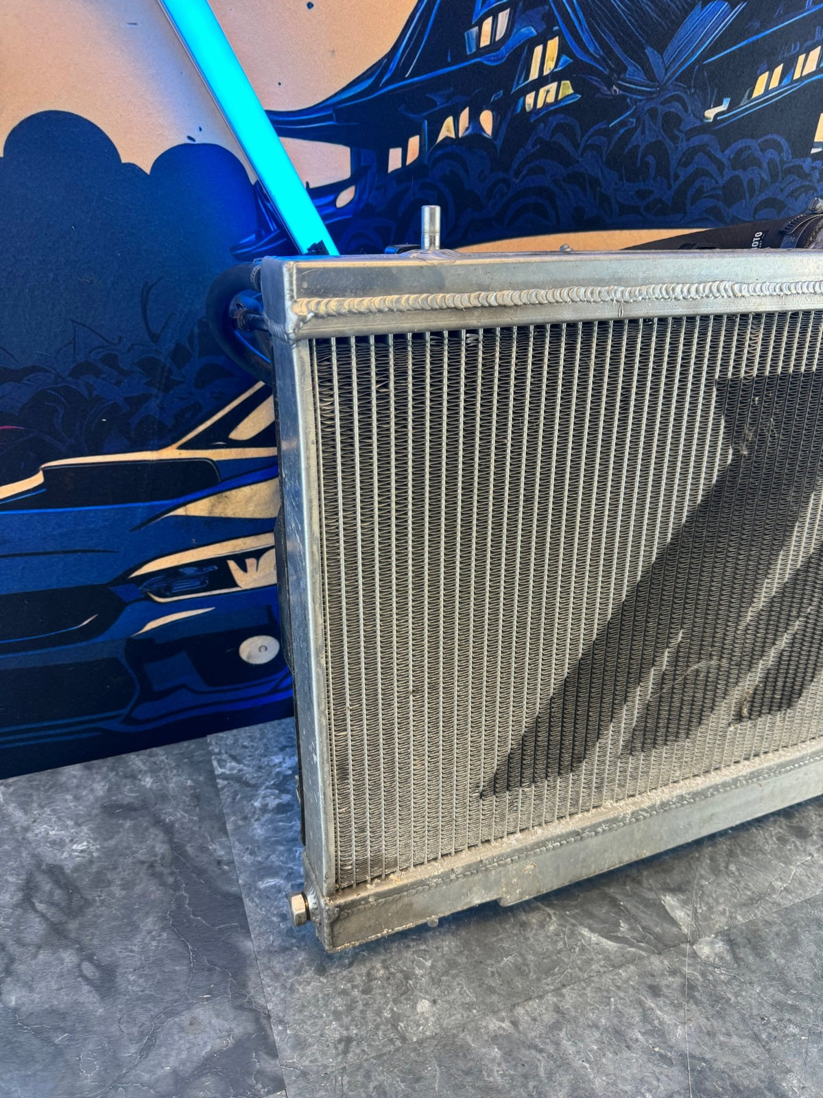 2001-2007 Subaru WRX STi Mishimoto All Aluminum Radiator Assembly With Fans And Shroud