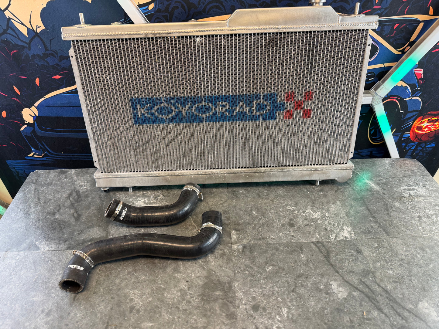 2008-2021 Subaru STi / 2008-2014 Subaru WRX All Aluminum Koyorad Radiator Very Good Condition