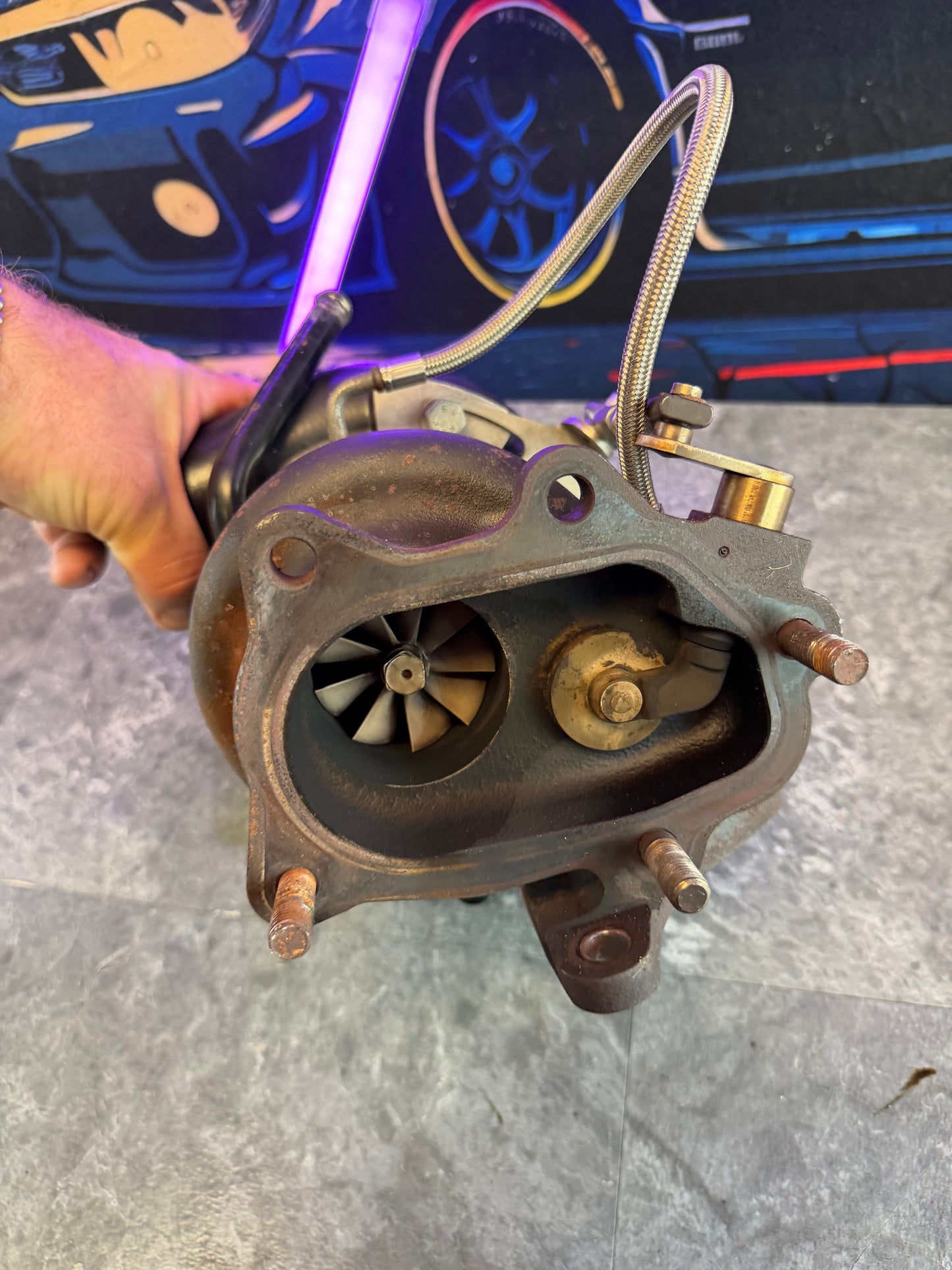Blouch dom 2.5 xtr turbo “ polka pickle “ dominator ball bearing billet 490 hp Subaru STi & wrx