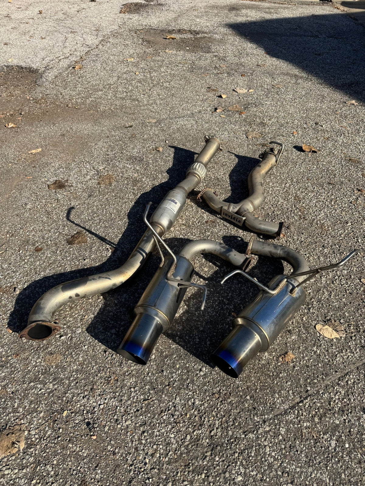 2011-2021 Subaru WRX STi Sedan Invidia Dual N1 Full Titanium Cat-Back Exhaust