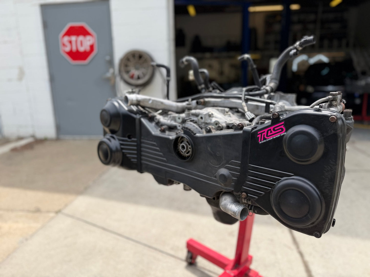 W25 Subaru STi EJ257 boxer engine long block DAVCS 2008-2021 w/ new oem head gaskets & new oem timing belt ARP 11 MM head studs
