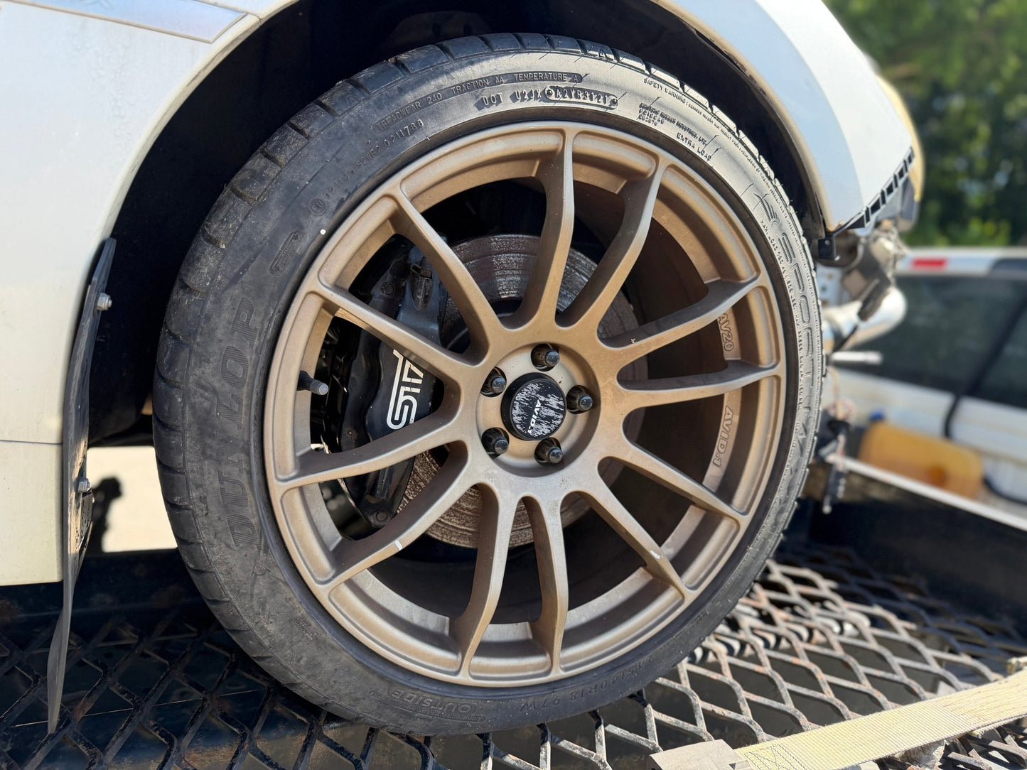 AVID AV20 Matte bronze wheels for Subaru wrx & Impreza 5x100 18 x 8.5 + 38 clears STi brembos