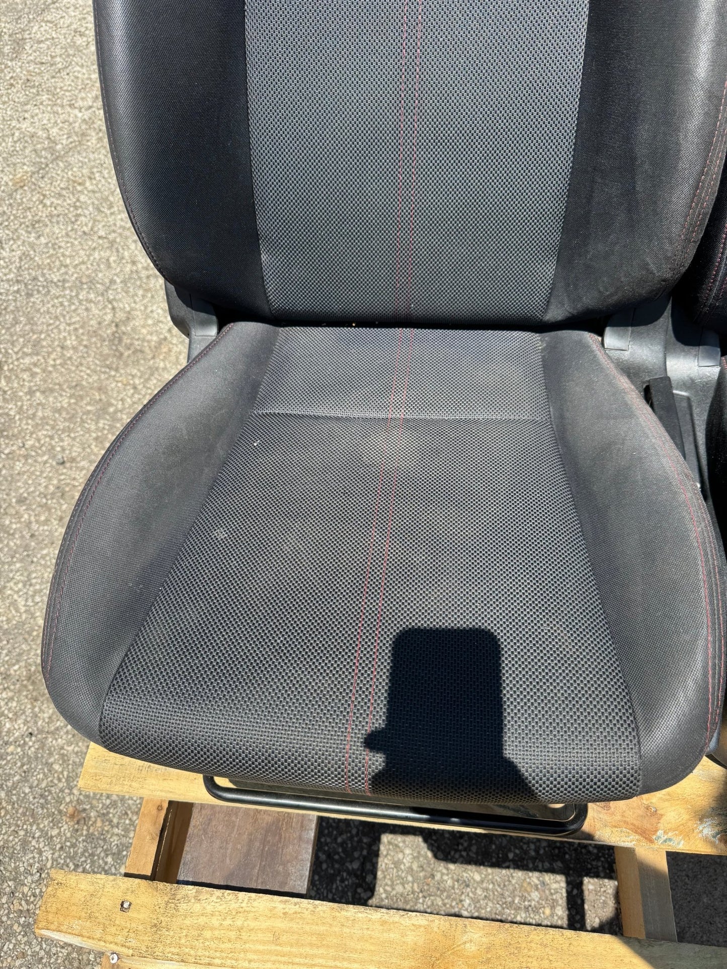2008-2014 Subaru WRX OEM Seat Set Passenger Driver Front Cloth Pair