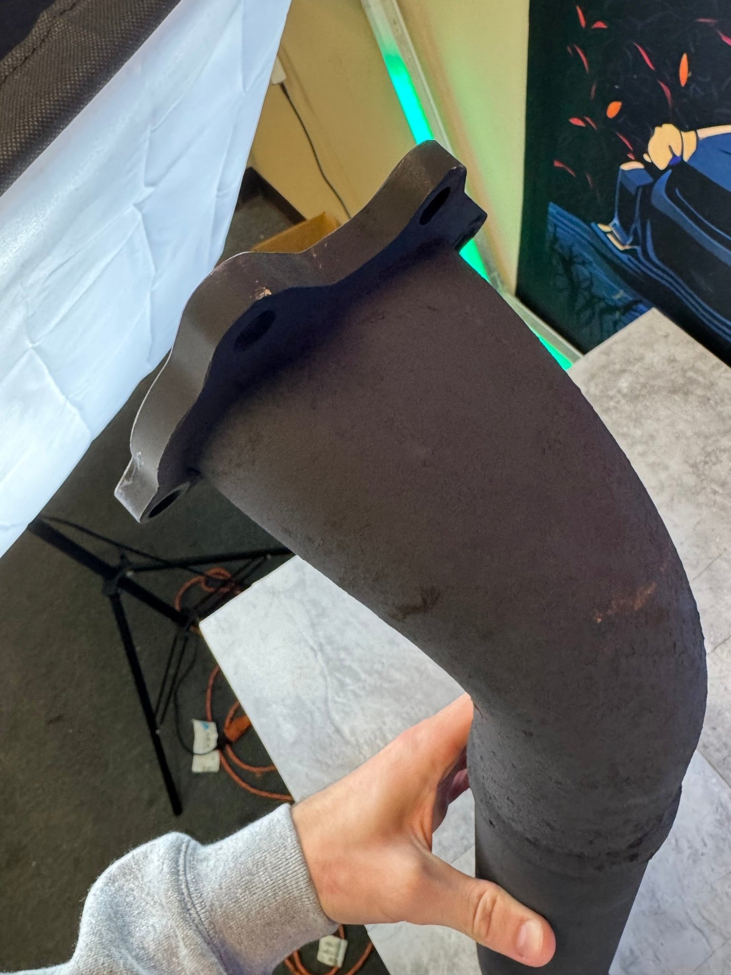 Invidia Bellmouth "Catless" Welded Catted Downpipe Powder Coated Black