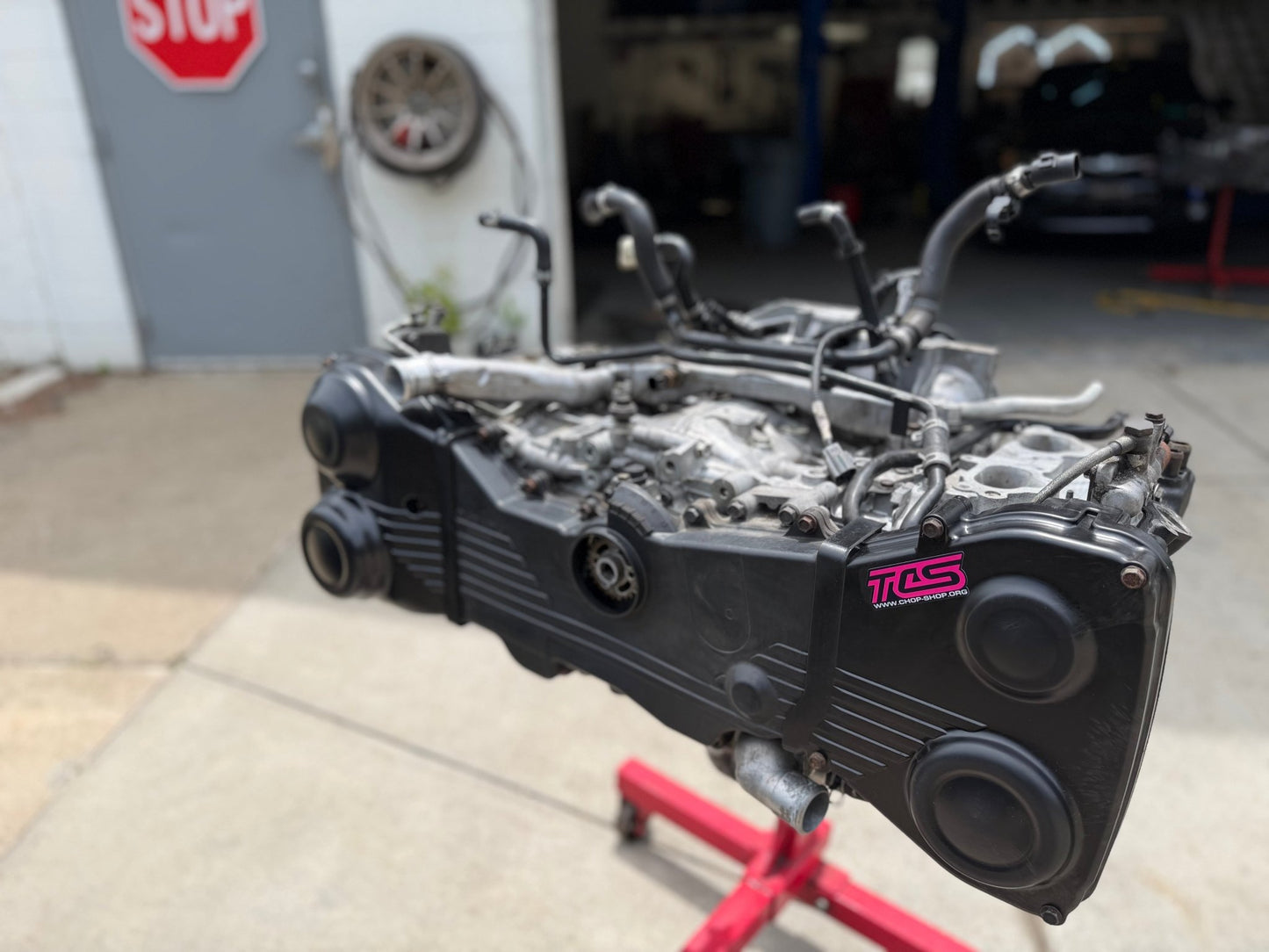 W25 Subaru STi EJ257 boxer engine long block DAVCS 2008-2021 w/ new oem head gaskets & new oem timing belt ARP 11 MM head studs