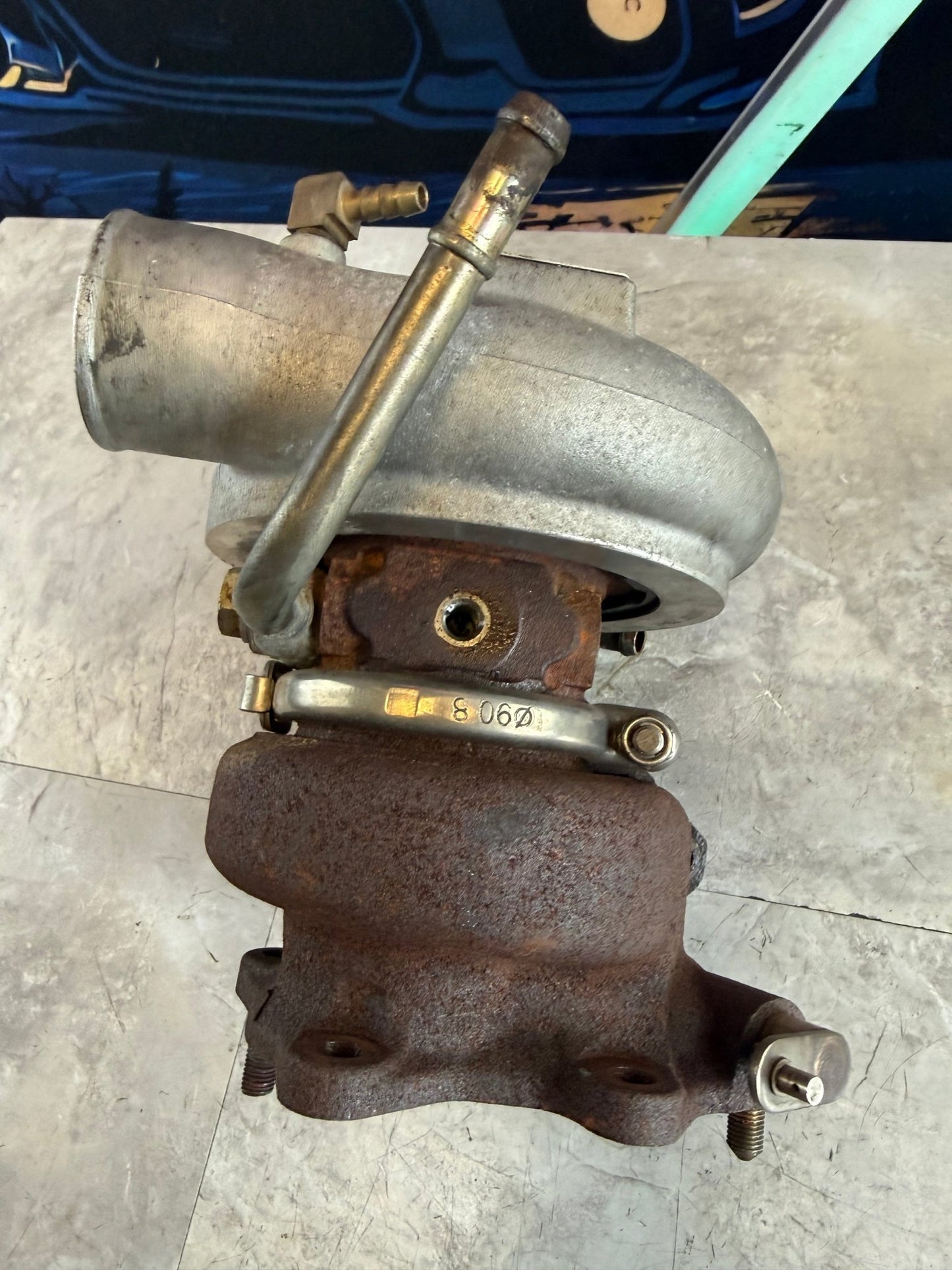 FP black turbo Subaru STi & wrx 3.25” compressor cover , billet , journal bearing, 10 cm turbine, welded