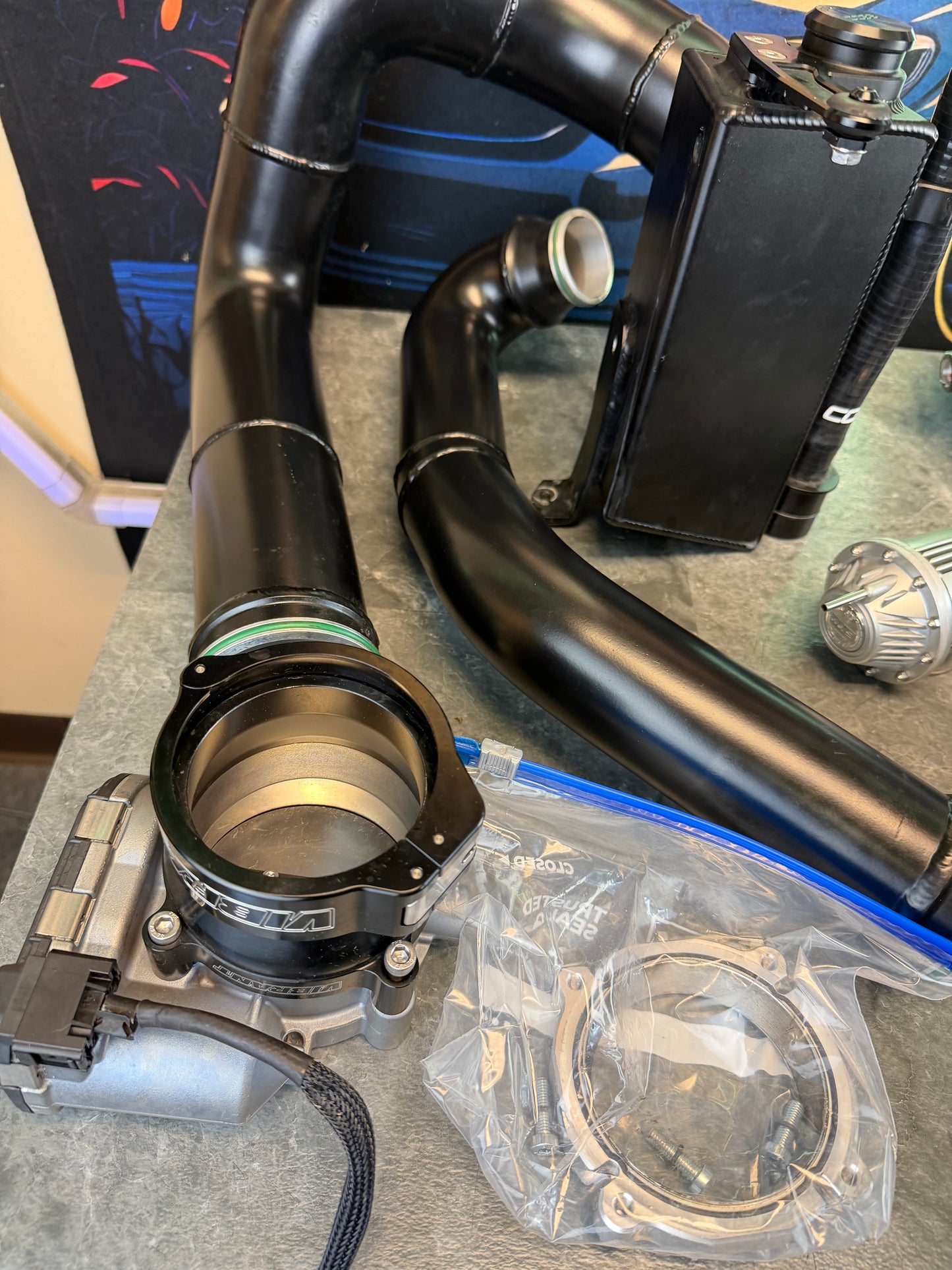 650 HP turbo kit 2015 -2021 Subaru STi VA EJ257 BTP dom 5 Cobb FMIC IAG big bore throttlebody HKS I WIRE