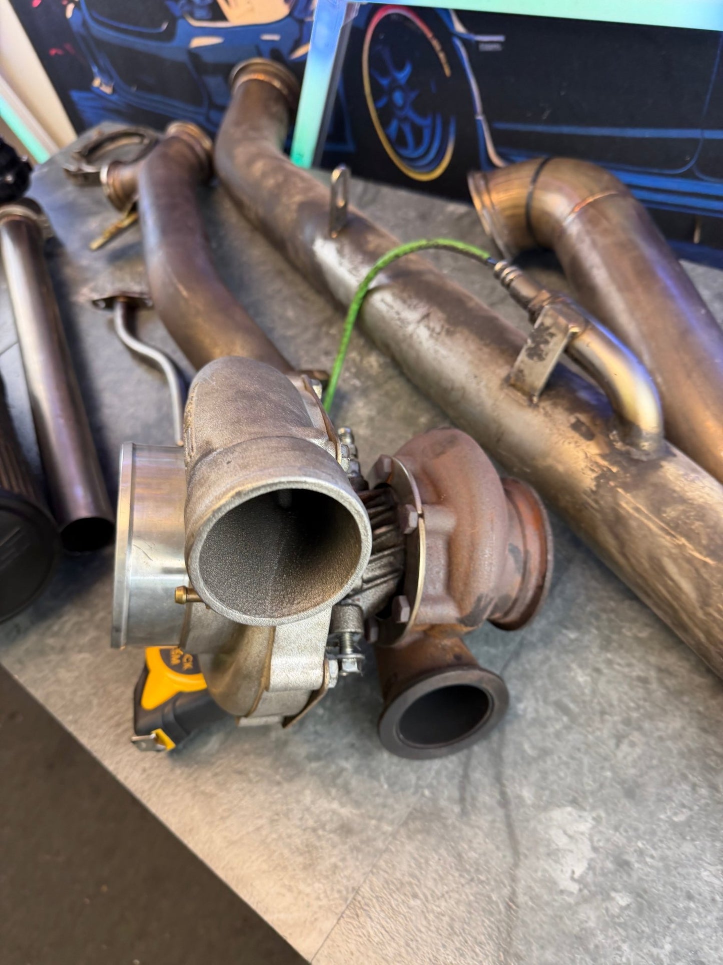 ETS rotated turbo kit Subaru STi VA ej257 2015 -2021 extreme turbo systems PTE 6466 BB tial MVR EWG