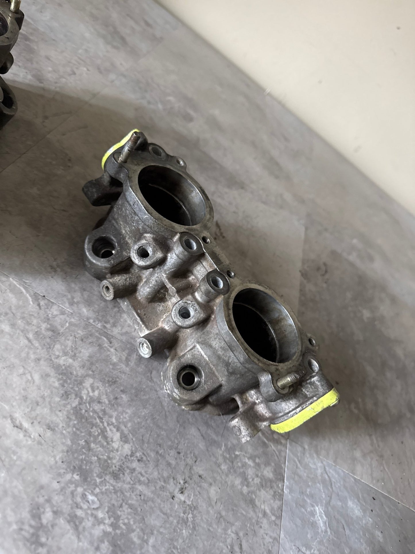 Modified OEM Subaru 2002-2003 Subaru Impreza WRX Engine Intake Manifold TGVs w/ Weldless Delete Kit