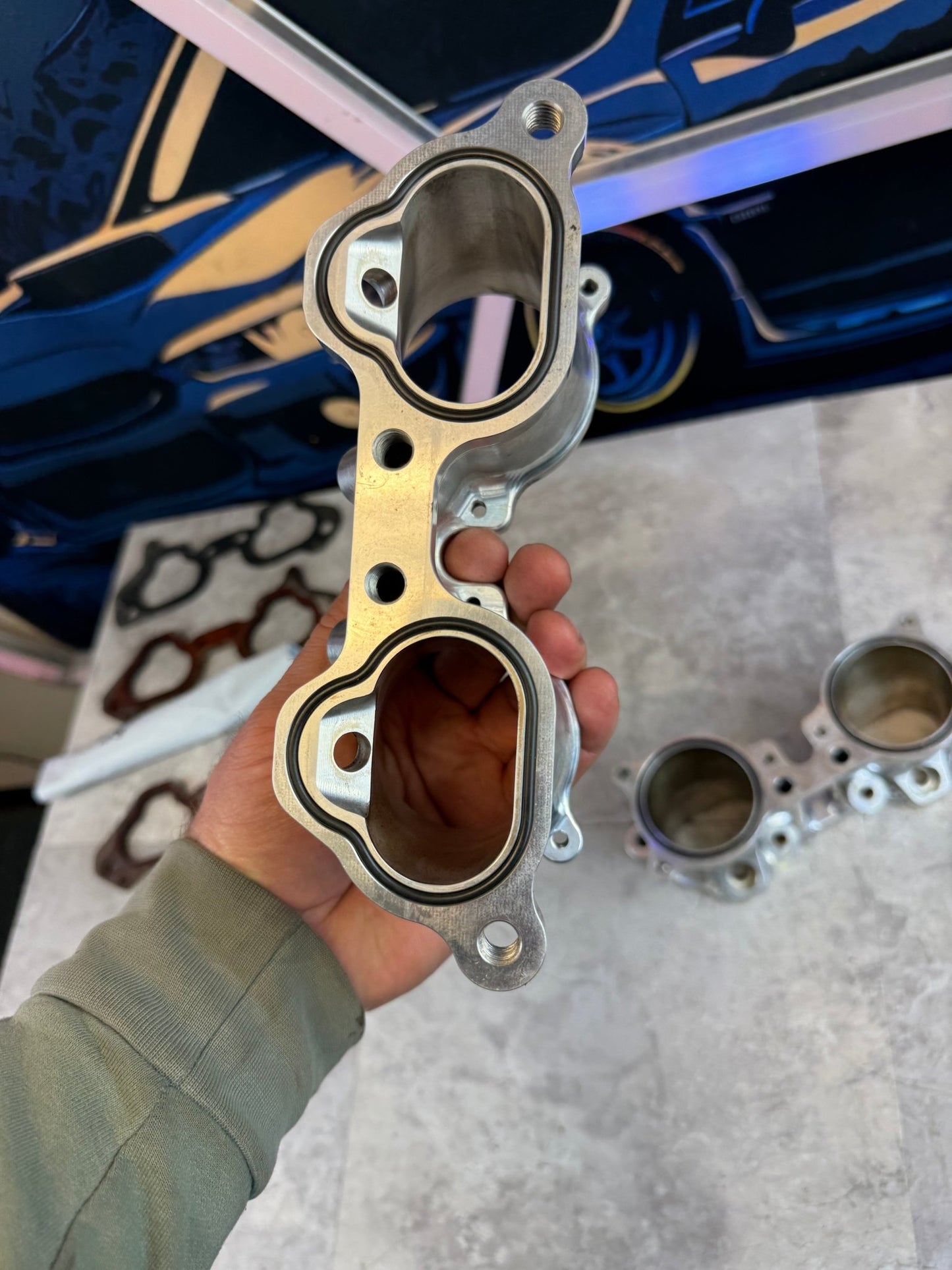 2004-2006  STi Process West Billet TGV Delete Kit Top Feed Hardware w/ spacers 02-07 wrx