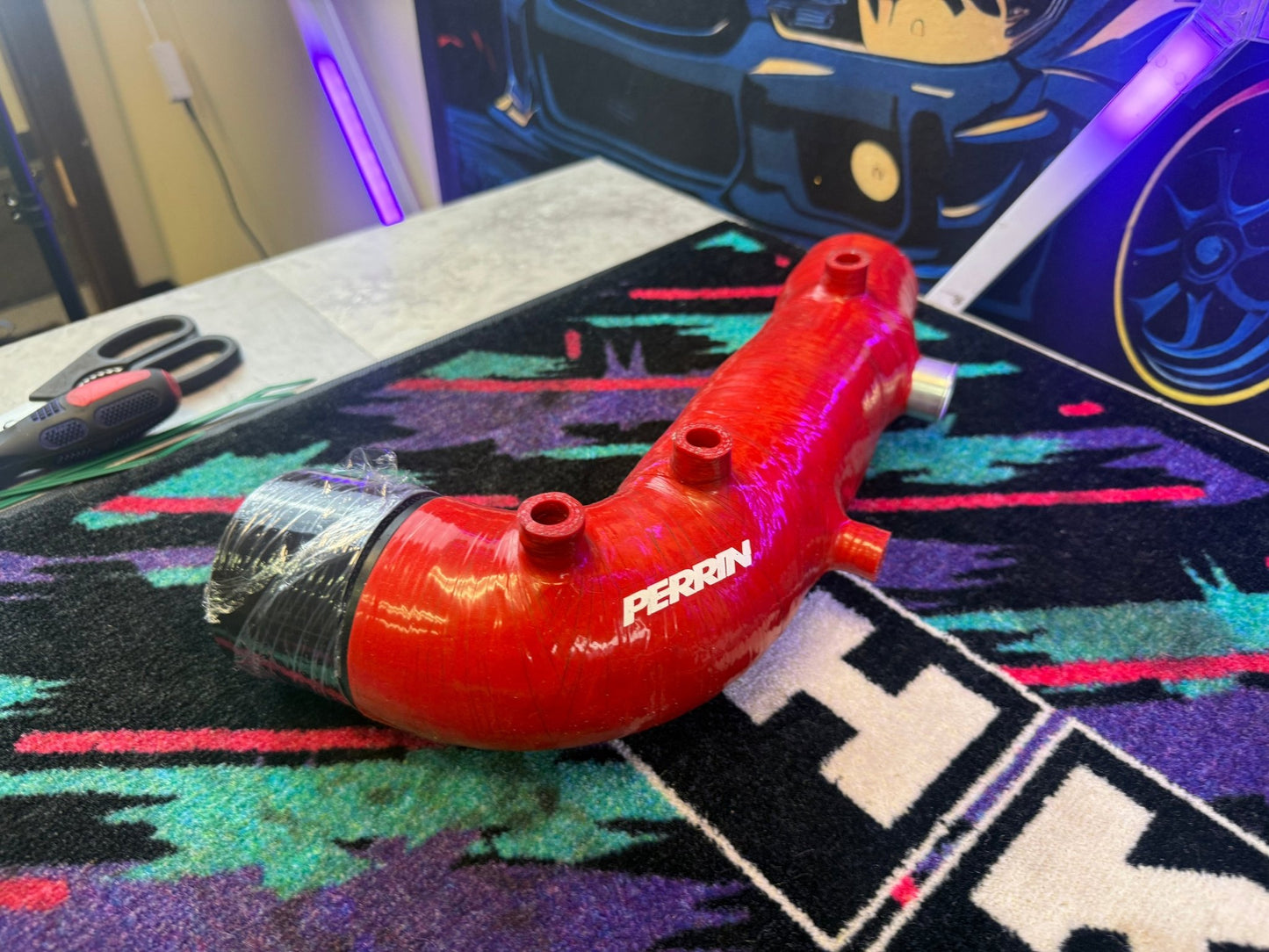 2002-2021 Subaru WRX STi perrin Turbo Inlet 2.5" Turbo Side / 3" Filter Side / / FXT NEW