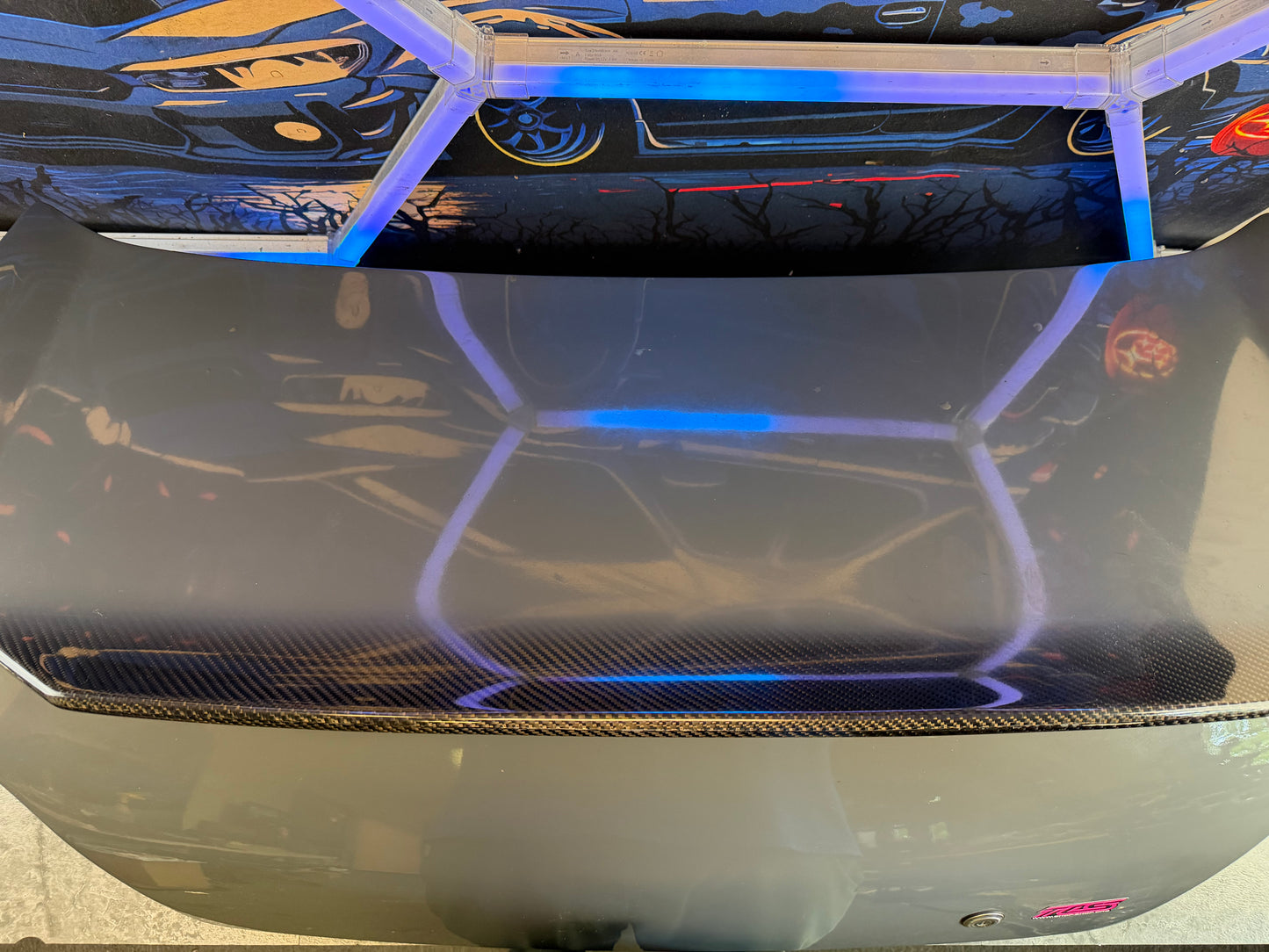 VIS “ demon “ Subaru carbon fiber trunk w/ duckbill wing gurney flap 2002-2007 wrx & Impreza Sedan 04-07 STi