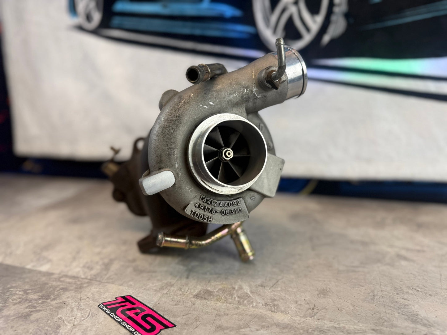 FP blue forced performance turbo turbocharger 04-21 STi 02-07 wrx 400 + HP billet bolt on