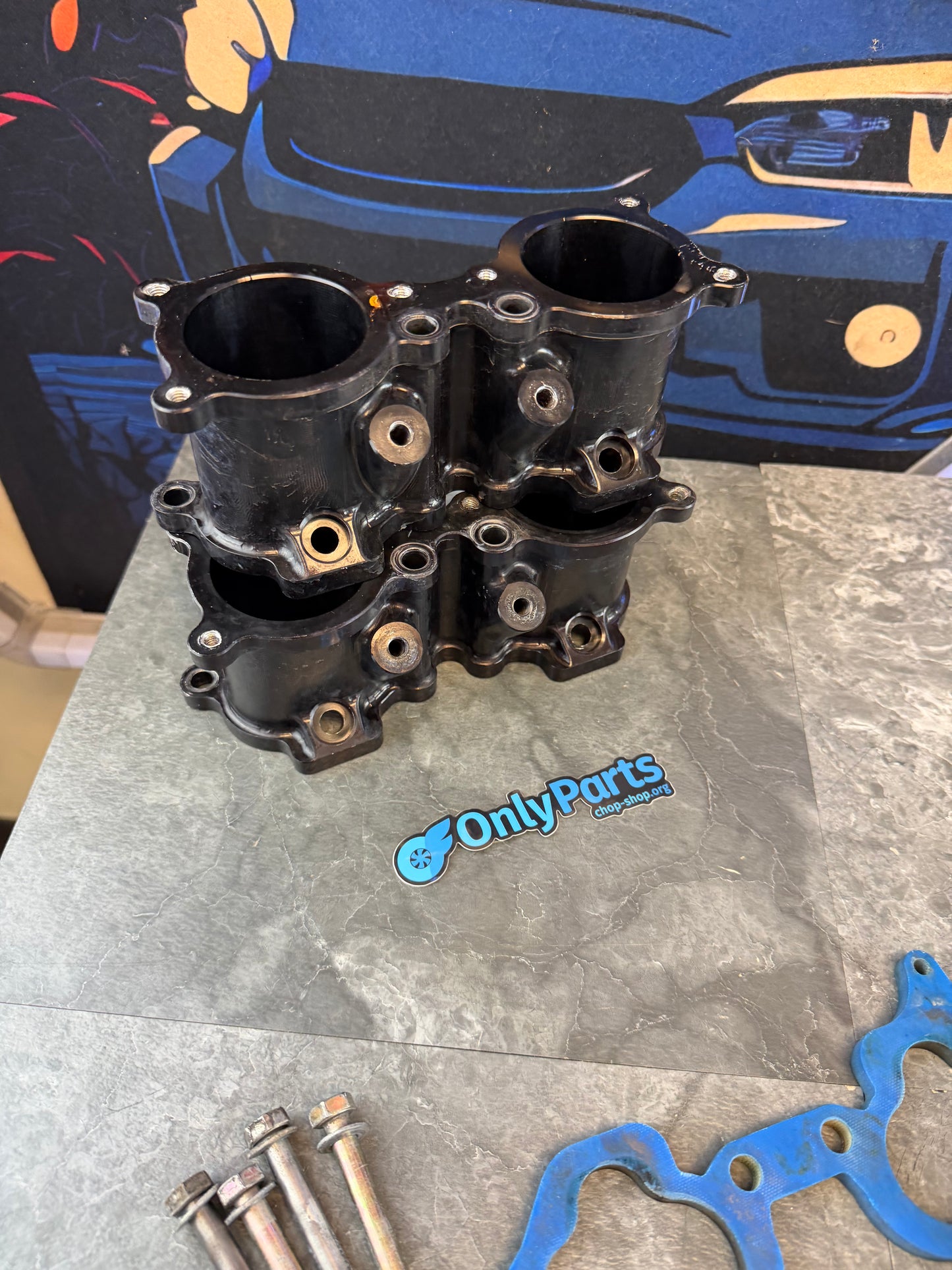 IAG TGV housings “ blanks “ billet top feed deletes 2007 - 2021 Subaru STi & 08-14 wrx ( no longer made )