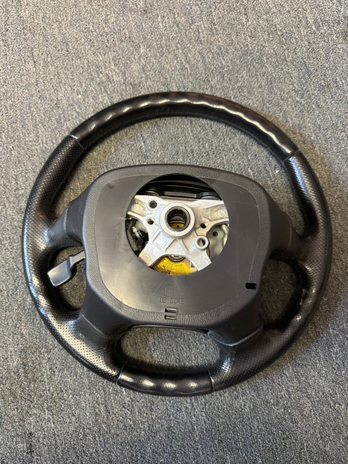 2004-2005 Subaru Impreza WRX OEM Momo Steering Wheel Assembly With MOMO Red Airbag