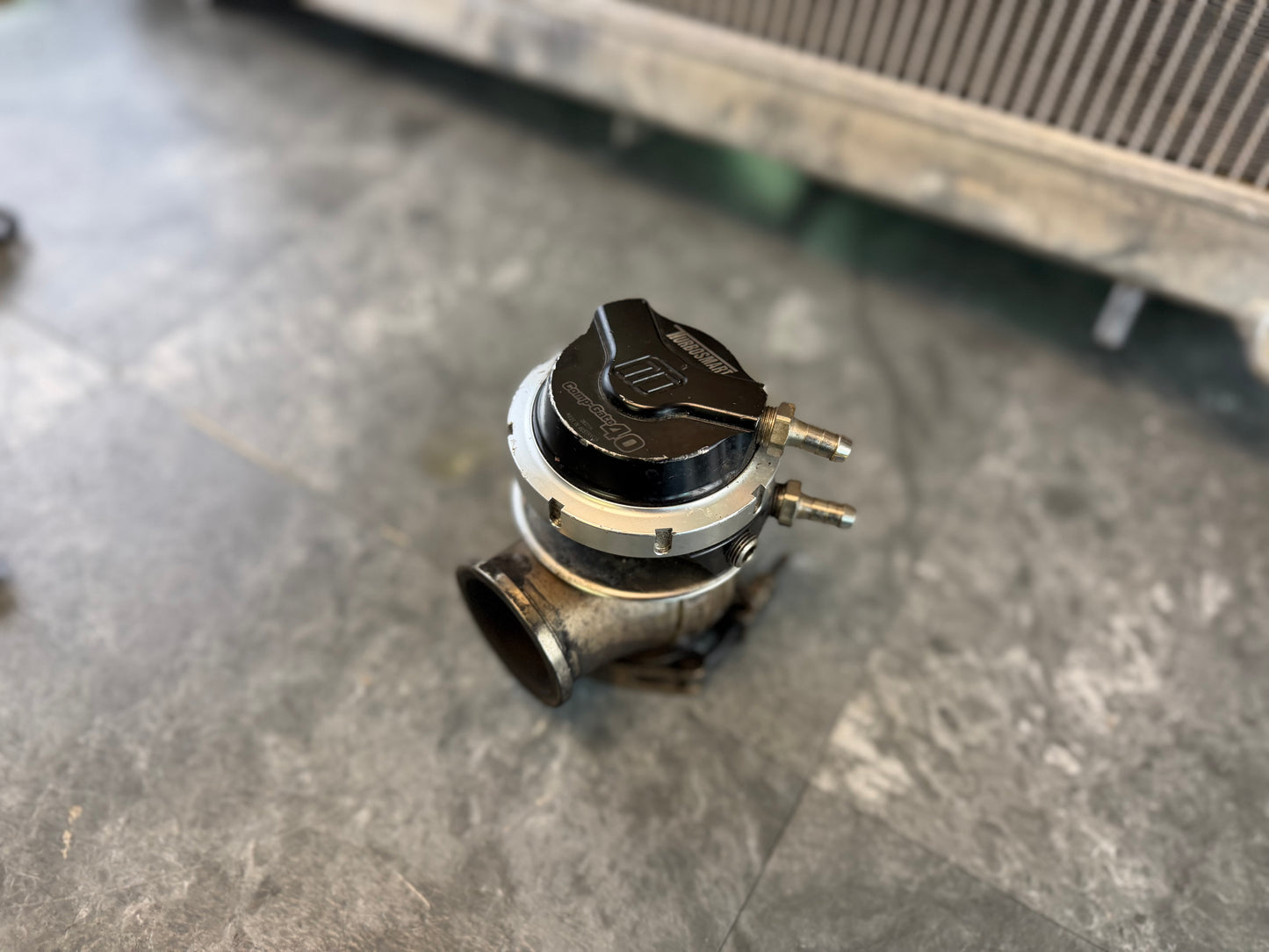 Turbosmart 40 mm comp gate smart gate external wastegate 38 mm Subaru STi & wrx