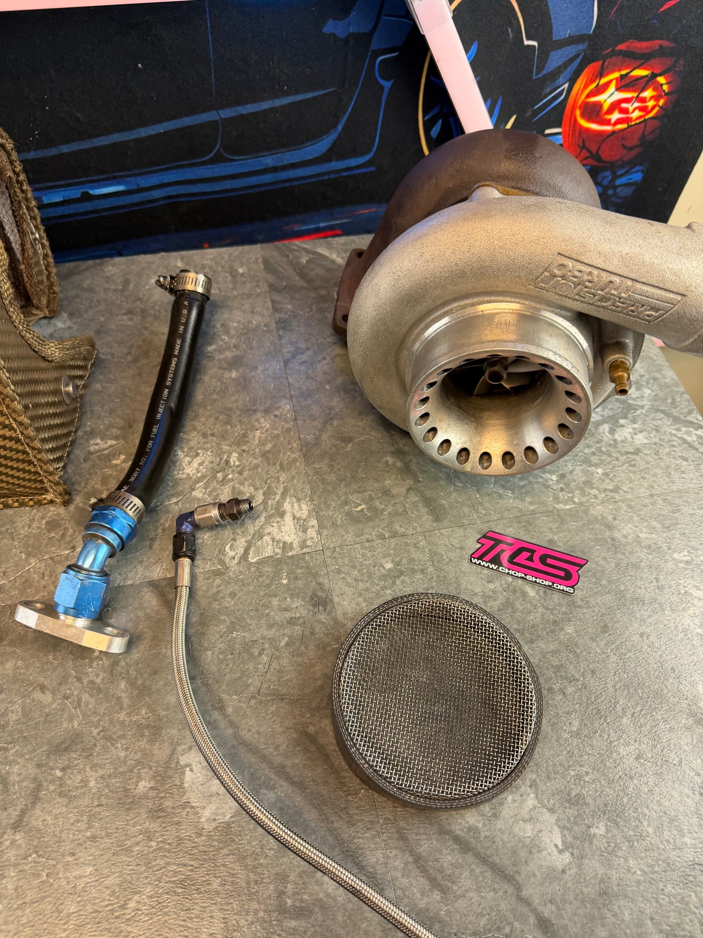 PTE ball bearing 6266 800 HP turbo Subaru wrx & STi t3 4” cover billet gen 2 7 blade compressor wheel