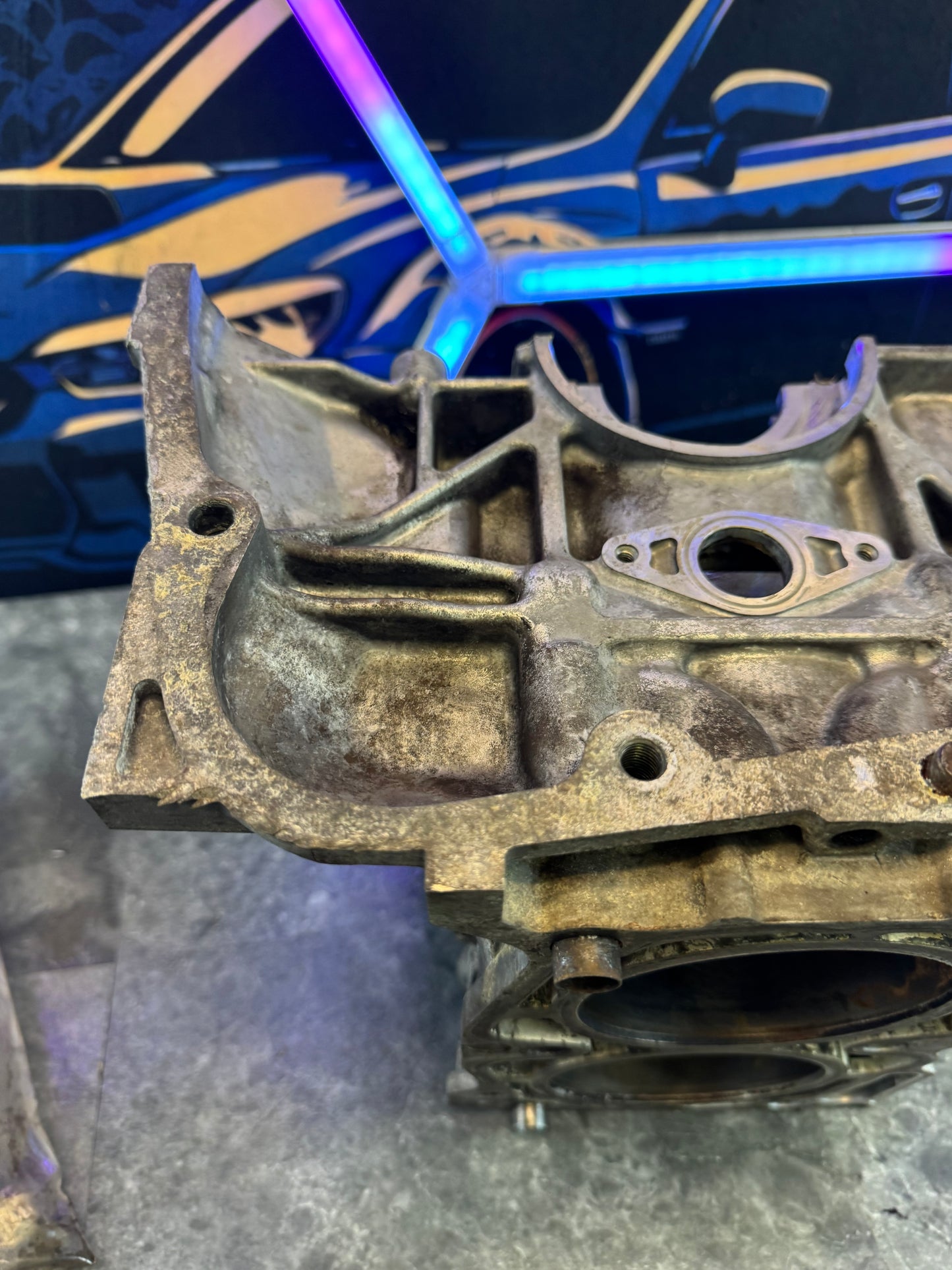 2004-2021 Subaru WRX & STi EJ255 EJ257 EJ 2.5L Engine Block Case Halves Short Block CORE Needs Work