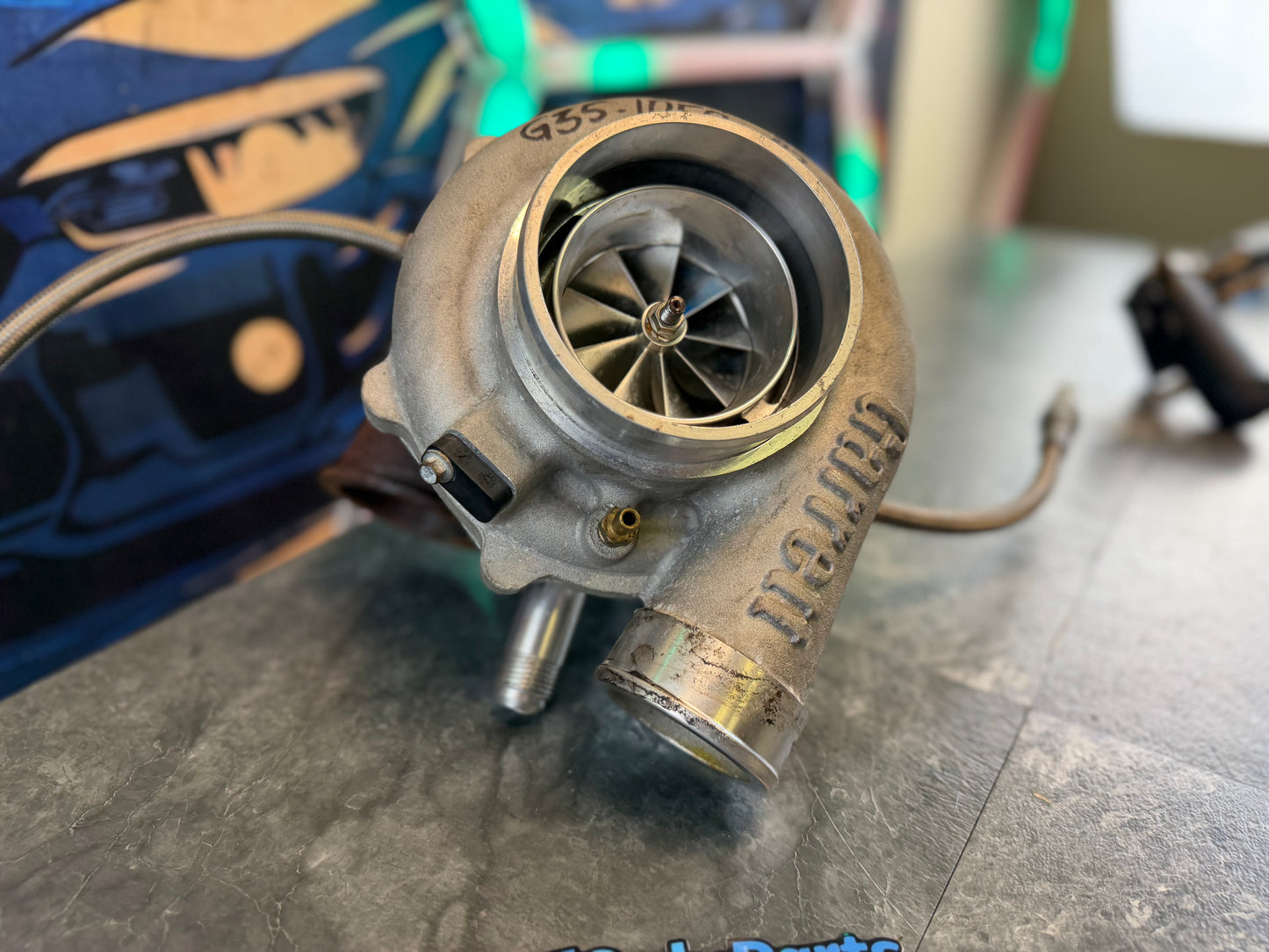 Garrett g35 - 1050 ball bearing turbo for Subaru STi ETS billet 1000 + horsepower IAG outfront