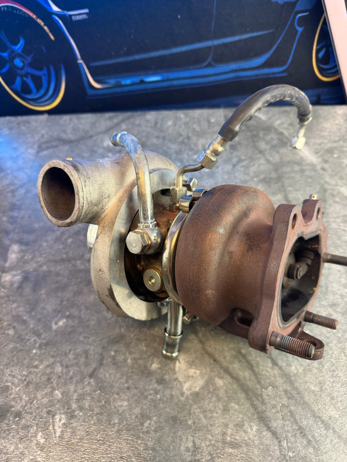 2004-2021 Subaru WRX STi FP Forced Performance Red Journal Bearing Turbo 8 cm 3.25” cover billet compressor wheel