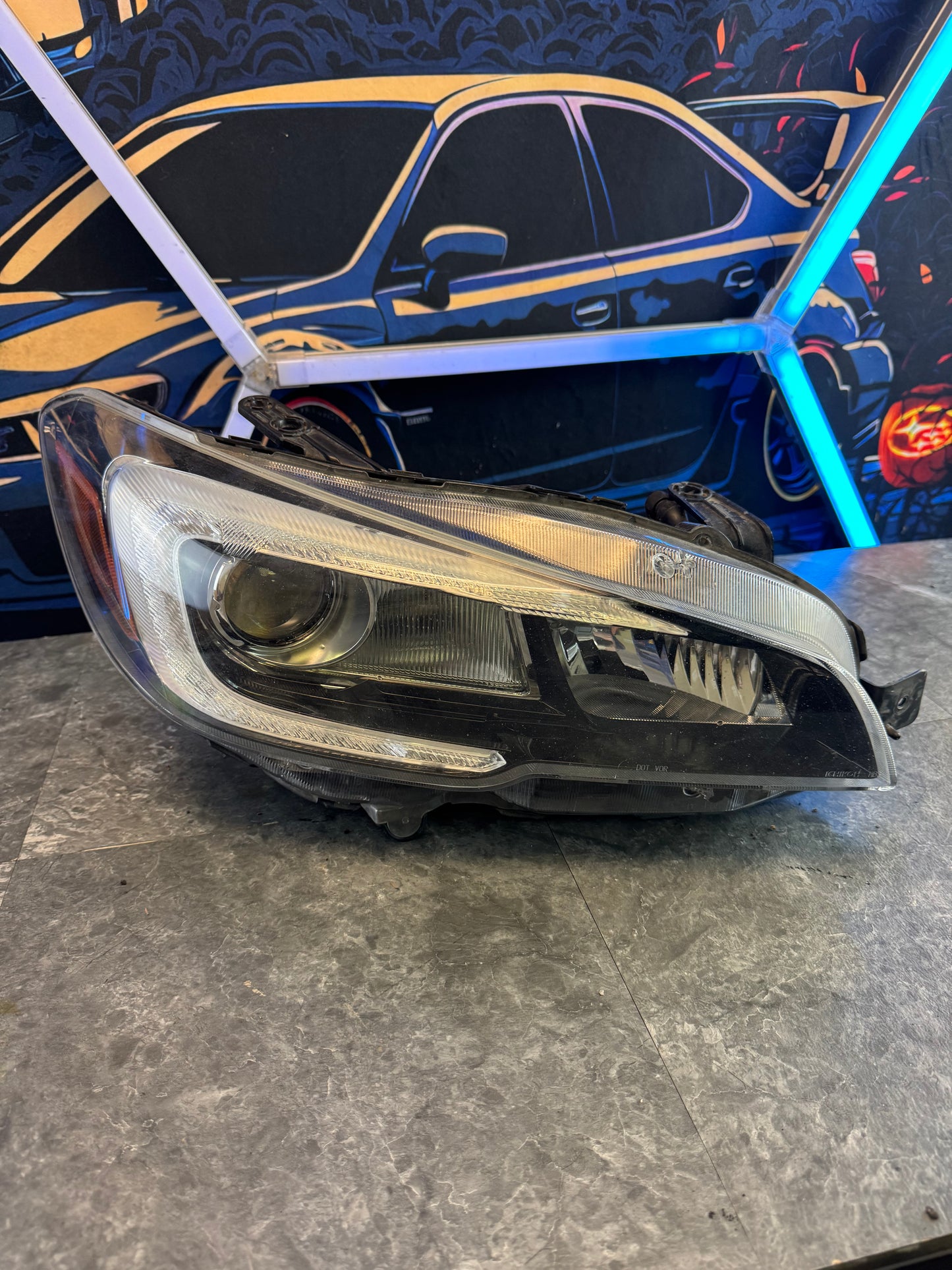 2015-2017 Subaru WRX STi OEM Passenger Side LED Headlight Assembly