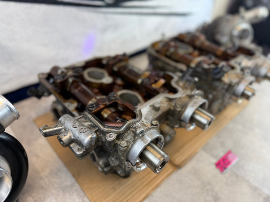 W25 Subaru STi oem used cylinder heads 2008 - 2014 dual avcs ej257 “ take offs “