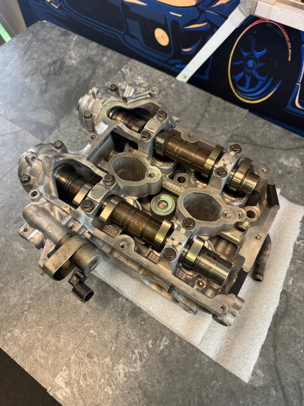 2004-2006 Subaru WRX STi OEM B25 SAVCS RH Side Right Side Head Assembly Refreshed Cut And Tested
