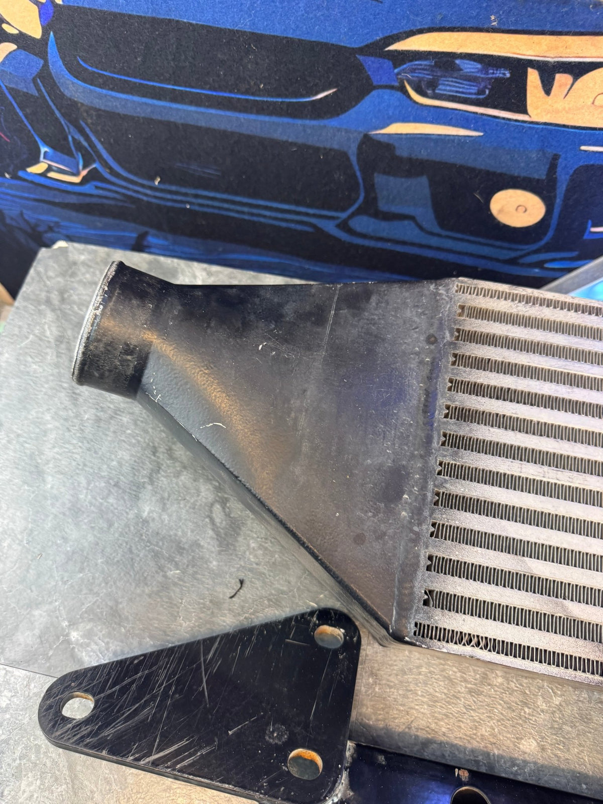 2004-2007 Subaru WRX STi Mishimoto Front Mount Intercooler 3.5" Core Only