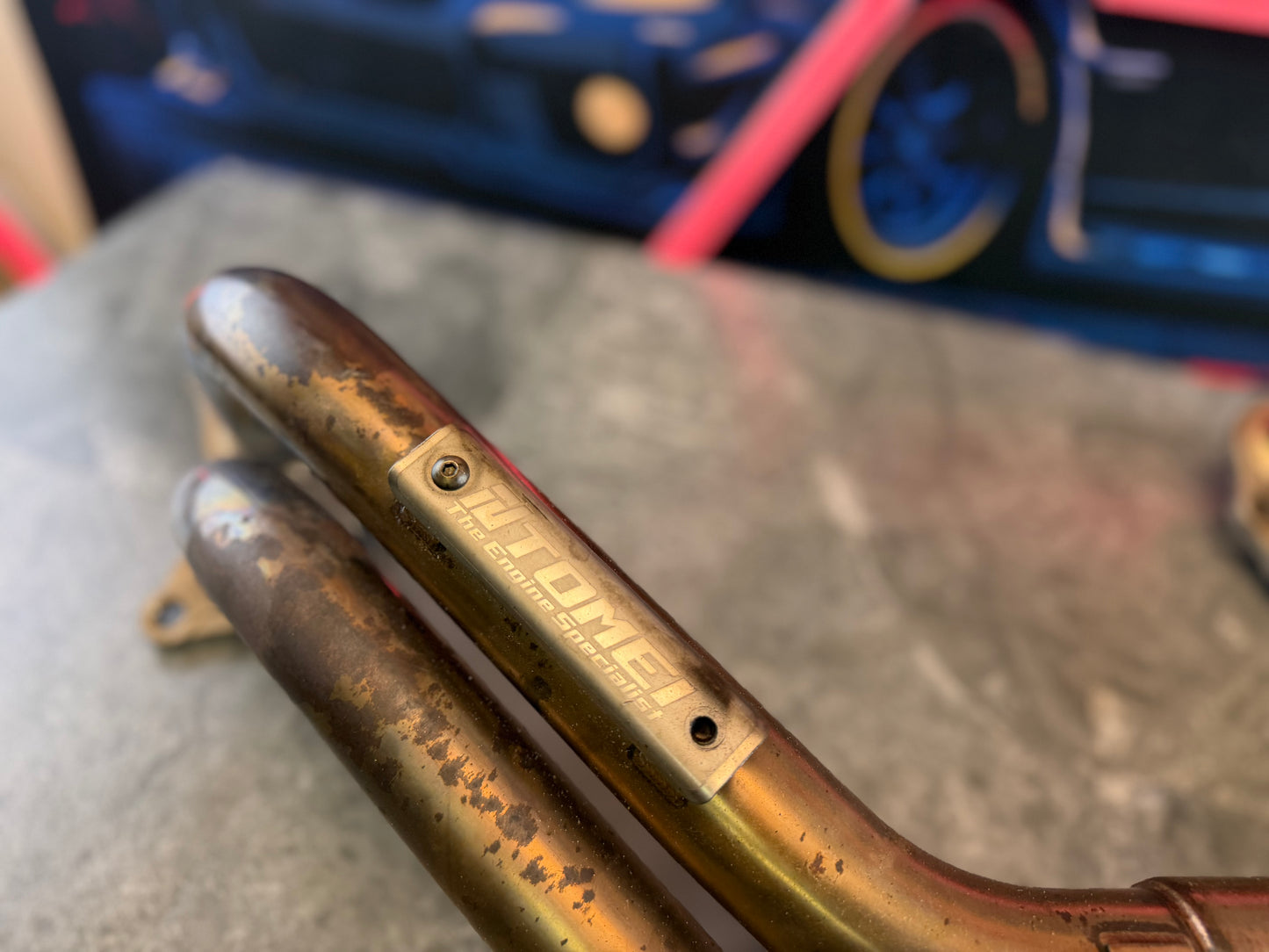 TOMEI UELH unequal length header 3 bolt SUBARU STi & WRX EJ257 EJ255 turbo exhaust manifold