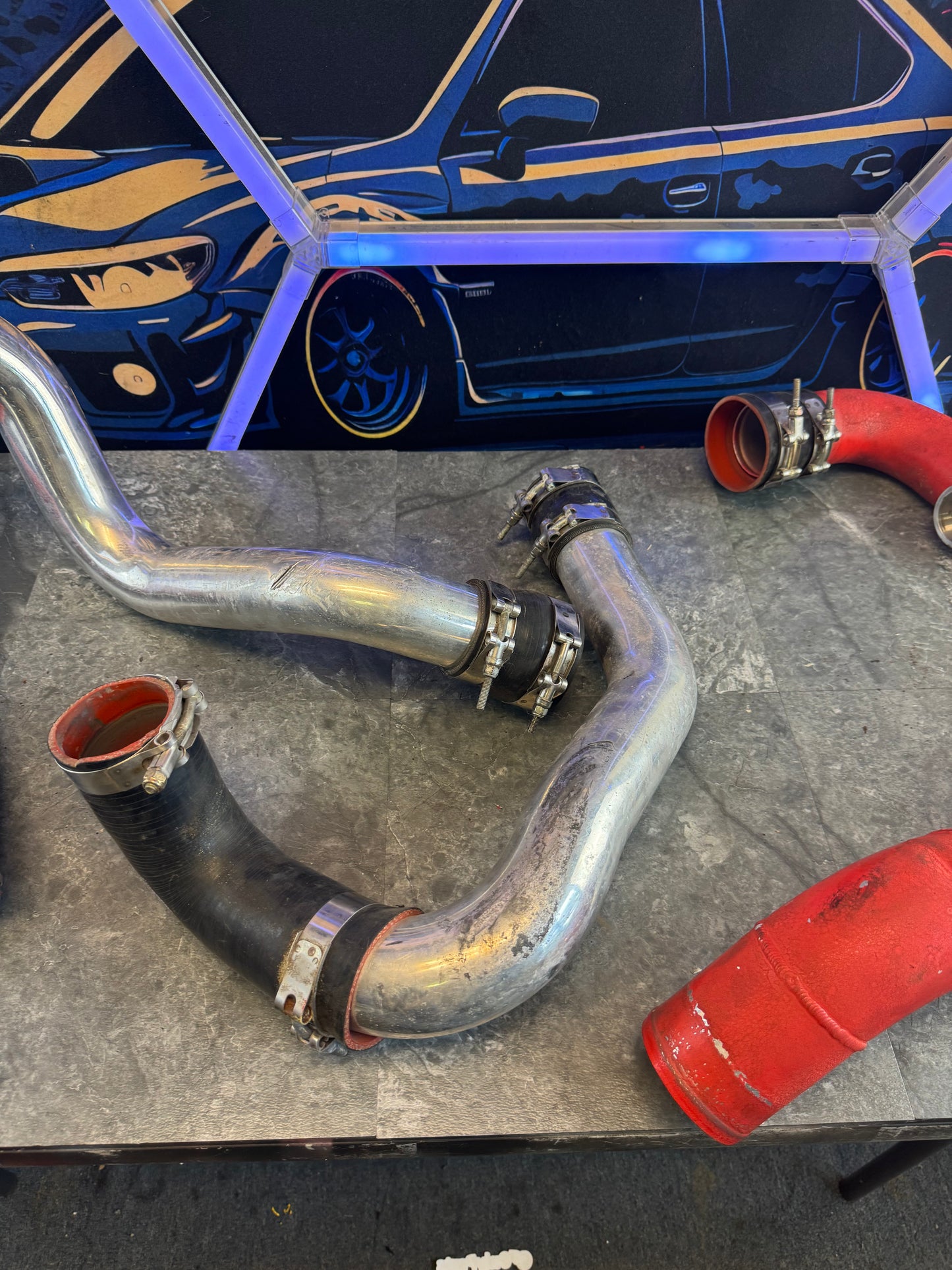 2015-2021 Subaru WRX STi Aftermarket Custom Rotated Turbo Front Mount Piping Kit