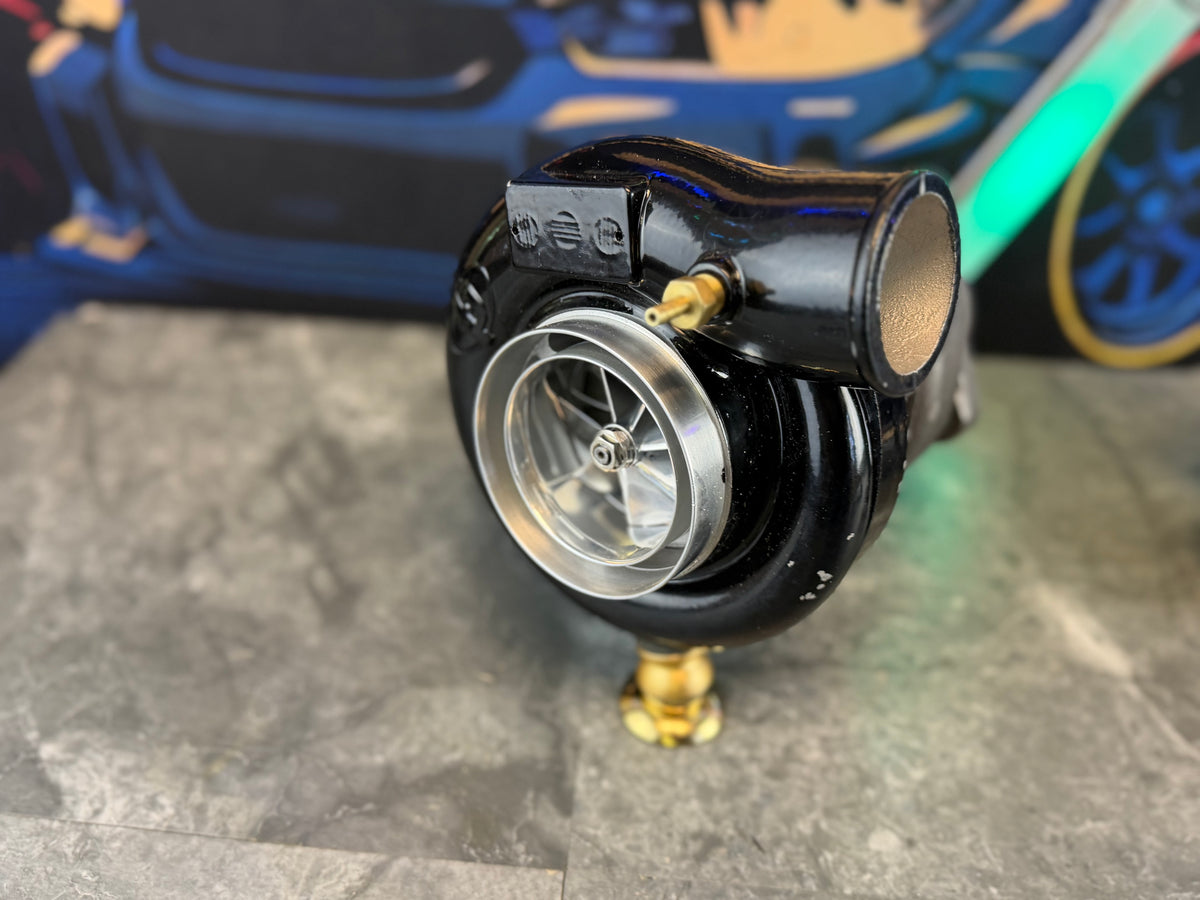 CUSTOM FP “ black “ turbo HCFi BALL BEARING 10 CM 84 MM FAP 9 blade turbine