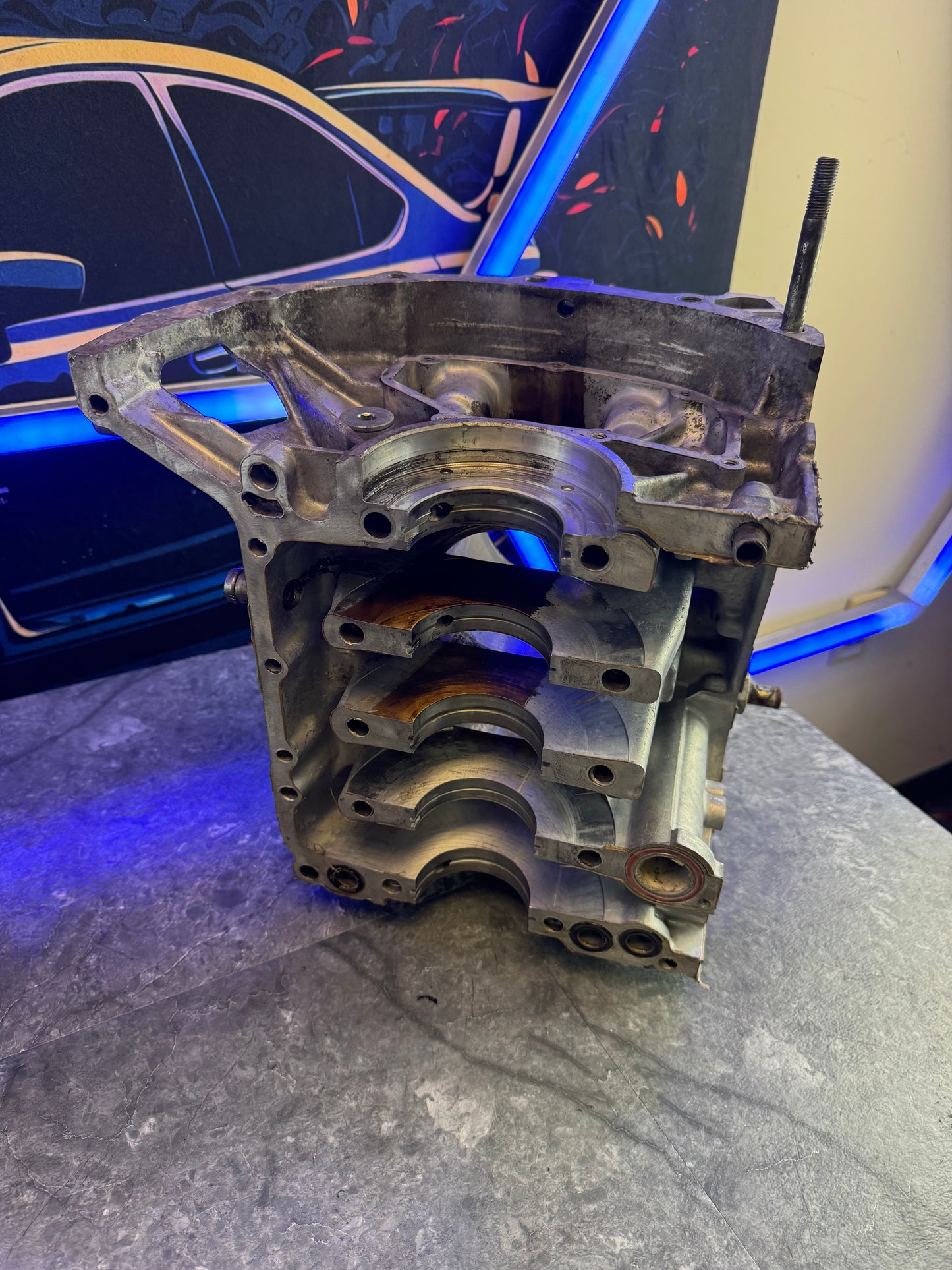 2004-2021 Subaru WRX & STi EJ255 EJ257 EJ 2.5L Engine Block Case Halves Short Block CORE Needs Work