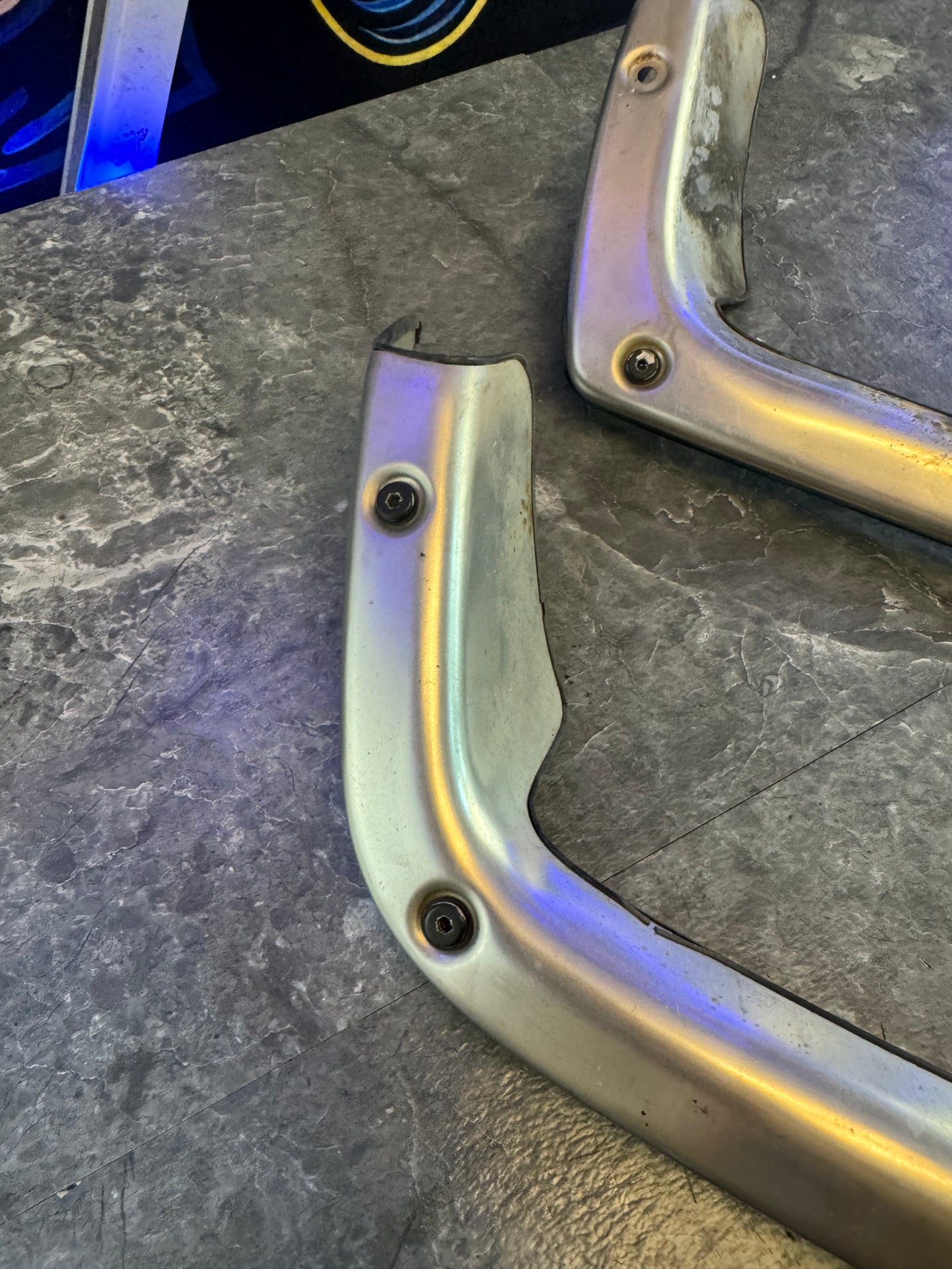 2008-2014 Subaru WRX STi Hatchback Aftermarket Stainless Steel Exhaust Covers Trim
