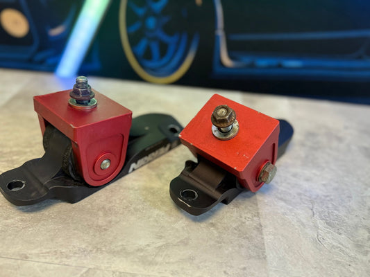 Perrin billet engine motor mounts 75a Subaru wrx & STi ej205 ej257 ej255