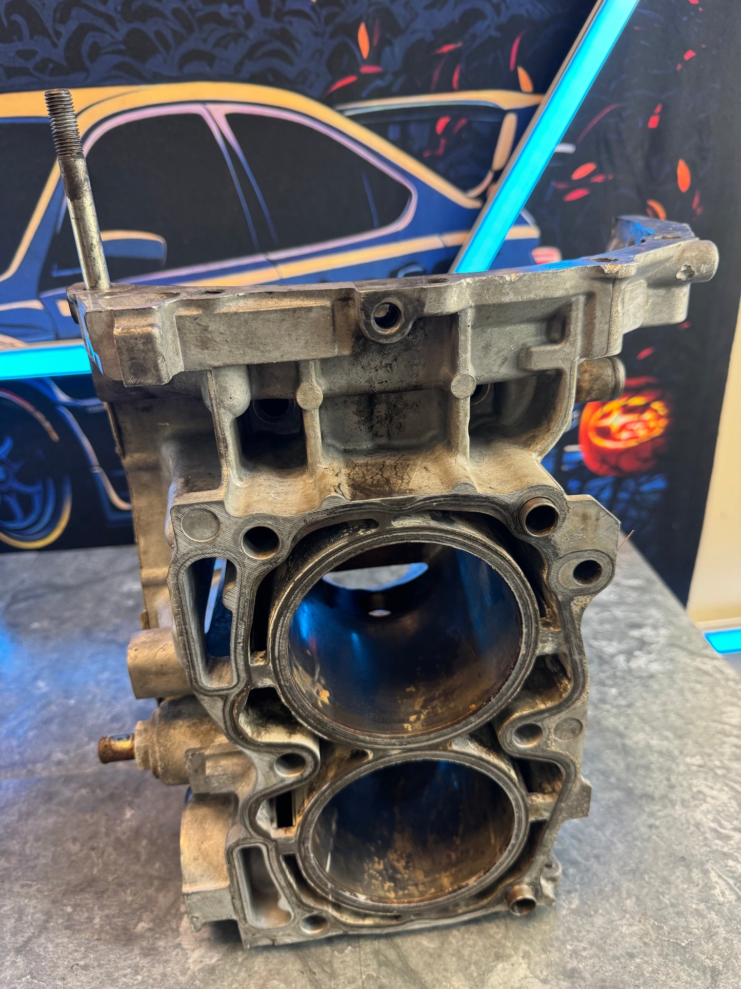 2004-2021 Subaru WRX & STi EJ255 EJ257 EJ 2.5L Engine Block Case Halves Short Block CORE Needs Work