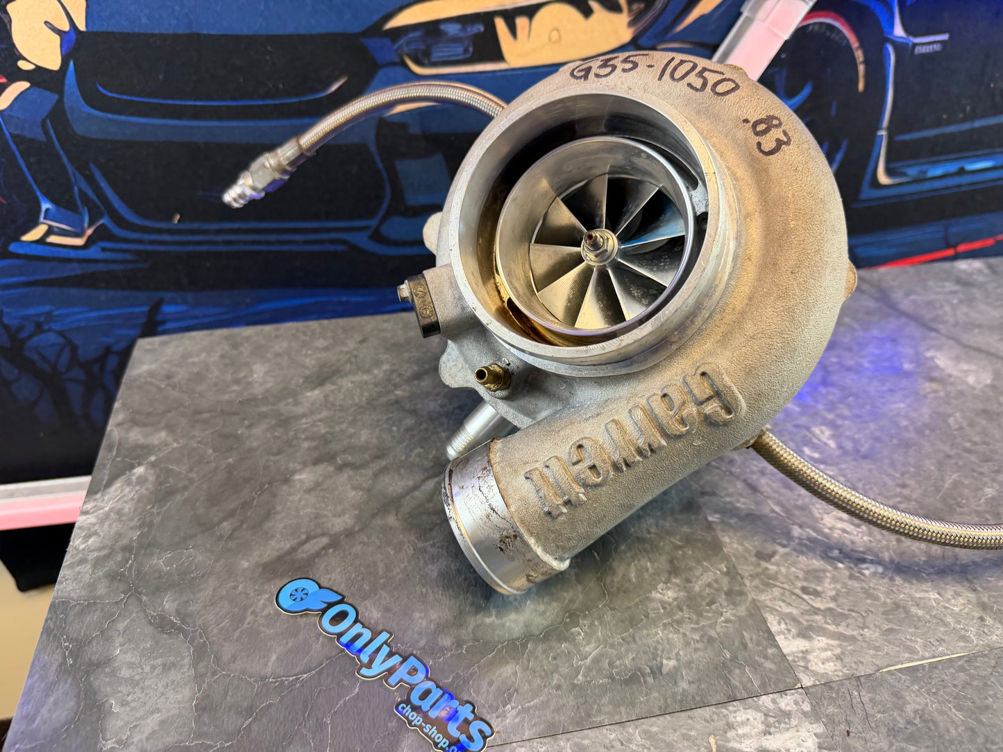 Garrett g35 - 1050 ball bearing turbo for Subaru STi ETS billet 1000 + horsepower IAG outfront