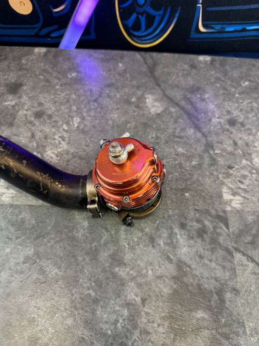 TIAL MVS external wastegate w/ grimmspeed screamer tube Subaru STi and wrx 38 mm mvs