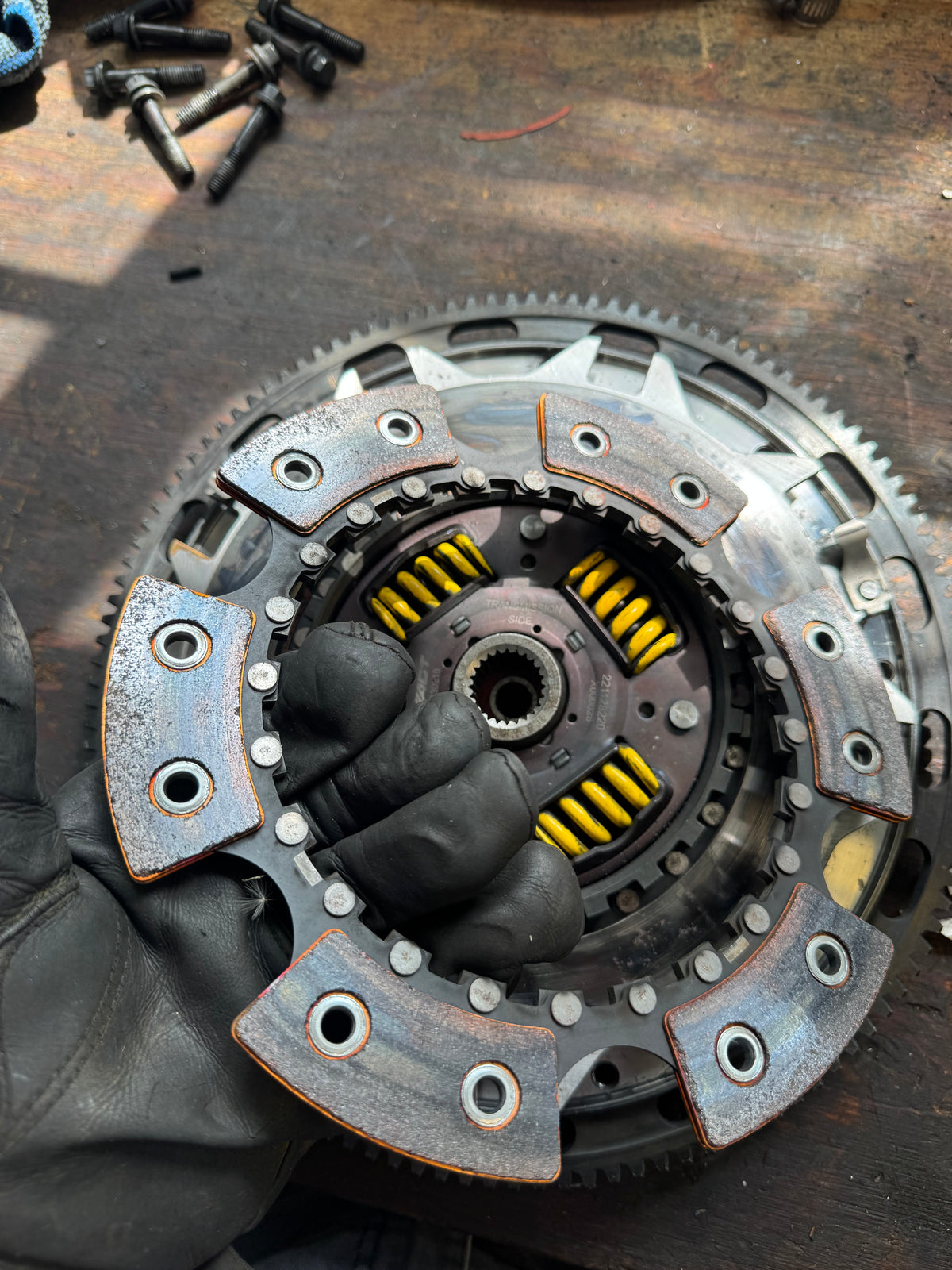 2004-2021 Subaru WRX STi ACT Mod-Twin 225 Extreme 6-Puck Sprung Street Clutch Kit Organic Disk With Monolock Collar