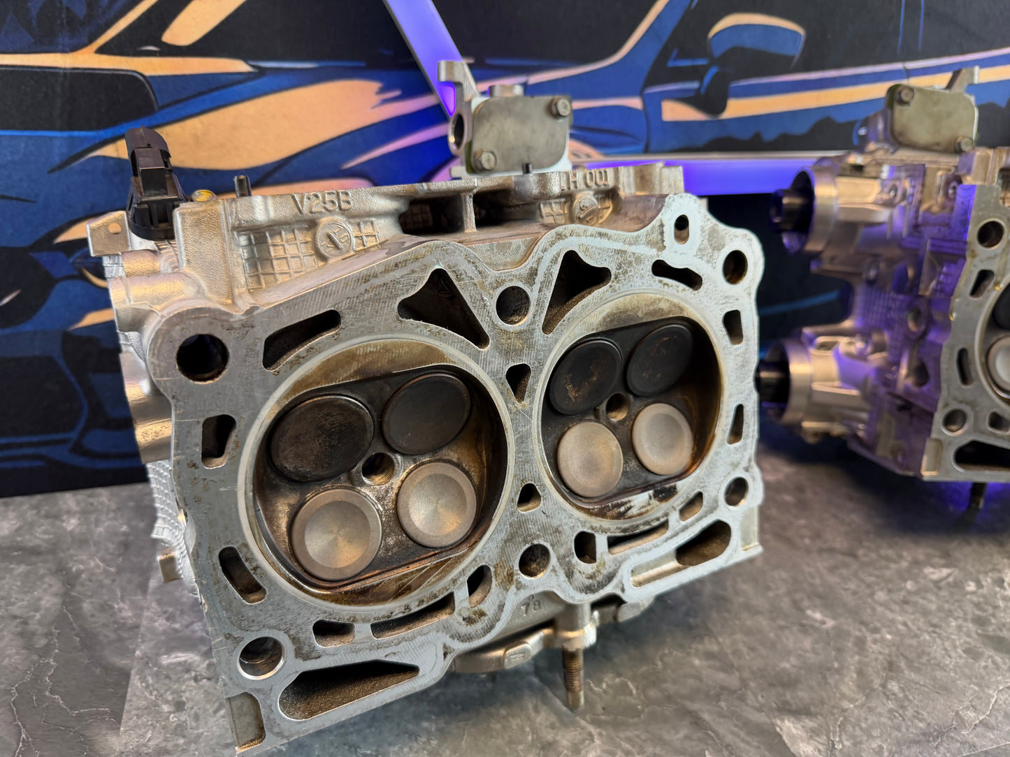 IAG “ race “ SAVCS cylinder heads Subaru STi & wrx GSC S2 cams, CNC port & polish + 1 MM valves , 14 MM drilled