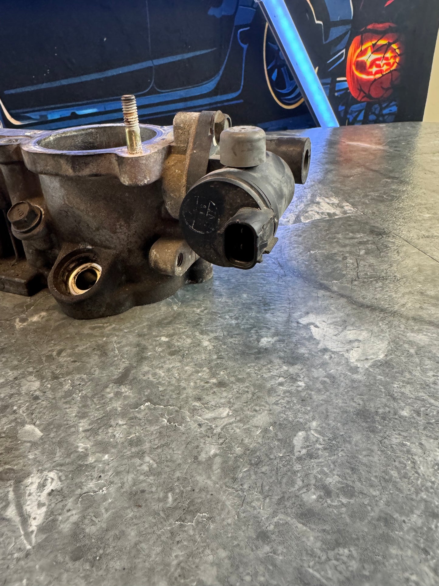 2004-2006 Subaru Impreza WRX STi OEM Engine Intake Manifold TGV Assembly Tumble Generator Valve Side Feed