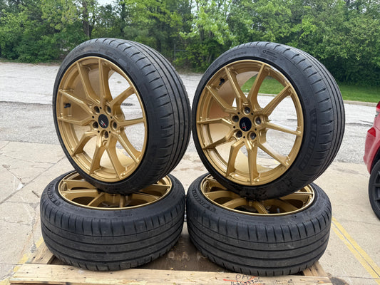 OPTION LAB 5 x 114 R 716 wheels rims for 2005-2021 STi & 2015 - 2021 WRX 235/35R18 18x9.5 +35