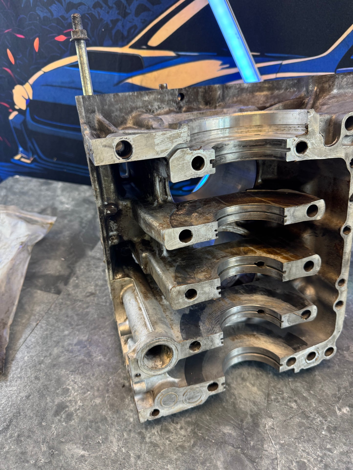 2004-2021 Subaru WRX & STi EJ255 EJ257 EJ 2.5L Engine Block Case Halves Short Block CORE Needs Work