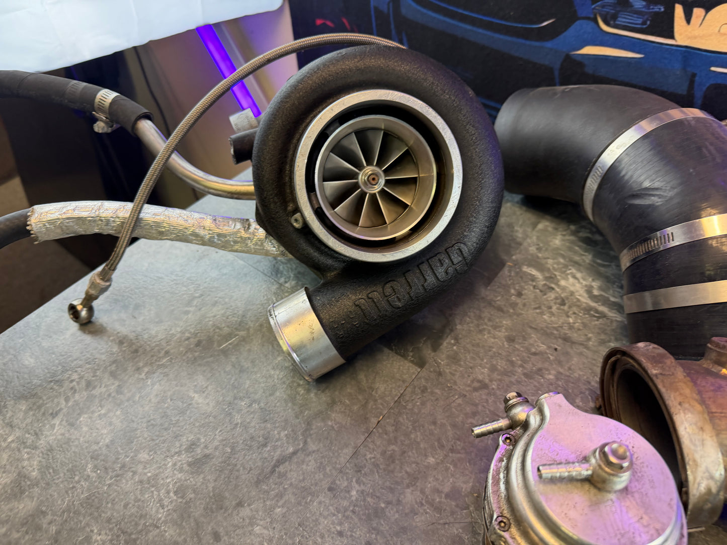ETS rotated turbo kit 2015 - 2021 Subaru STi 1000 horsepower w/ Garrett 1050 GTX 3584 RS turbo