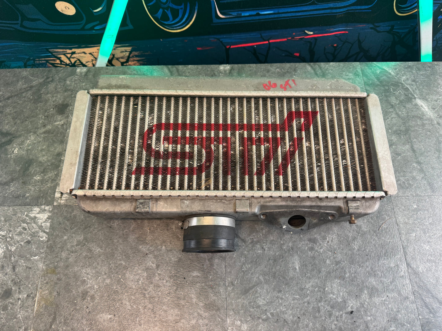 2004-2007 Subaru Impreza WRX STi OEM Top Mount Intercooler Assembly