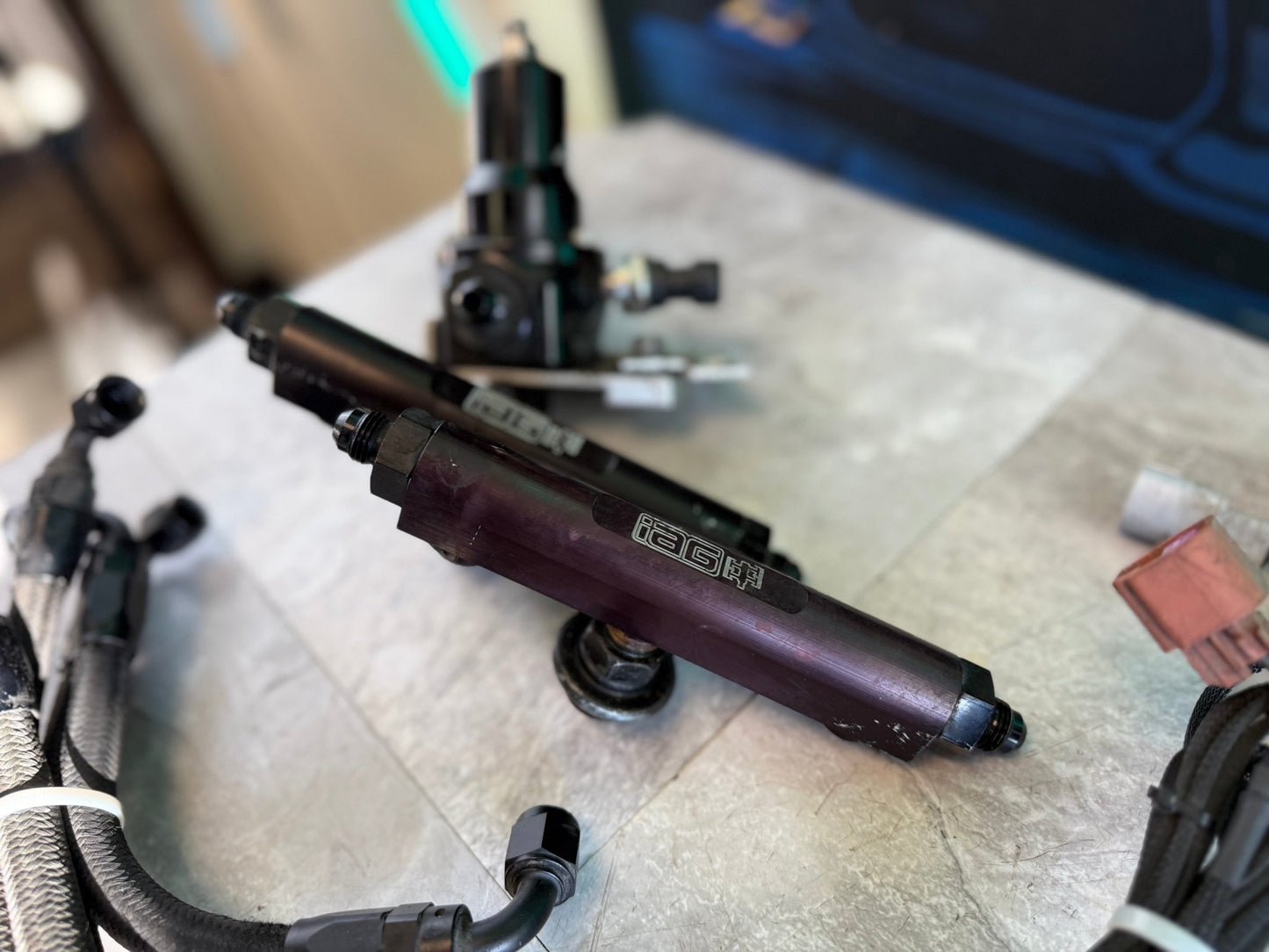 fuel kit for 08-21 Subaru STi 08-14 wrx IAG e85 fuel lines , IAG rails , Cobb flex fuel kit & areomotive regulator